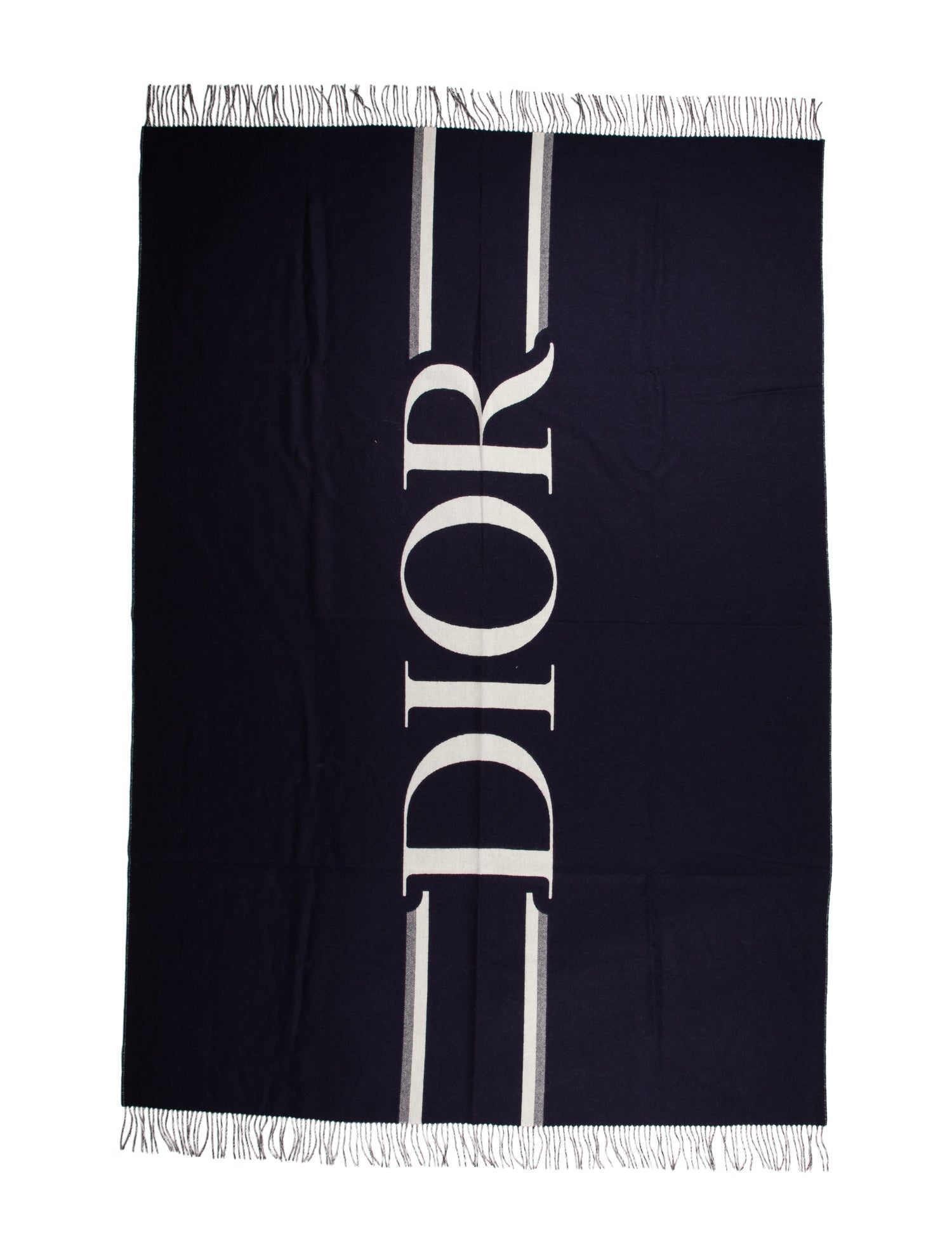 DIOR MEN Wool Throw Blanket