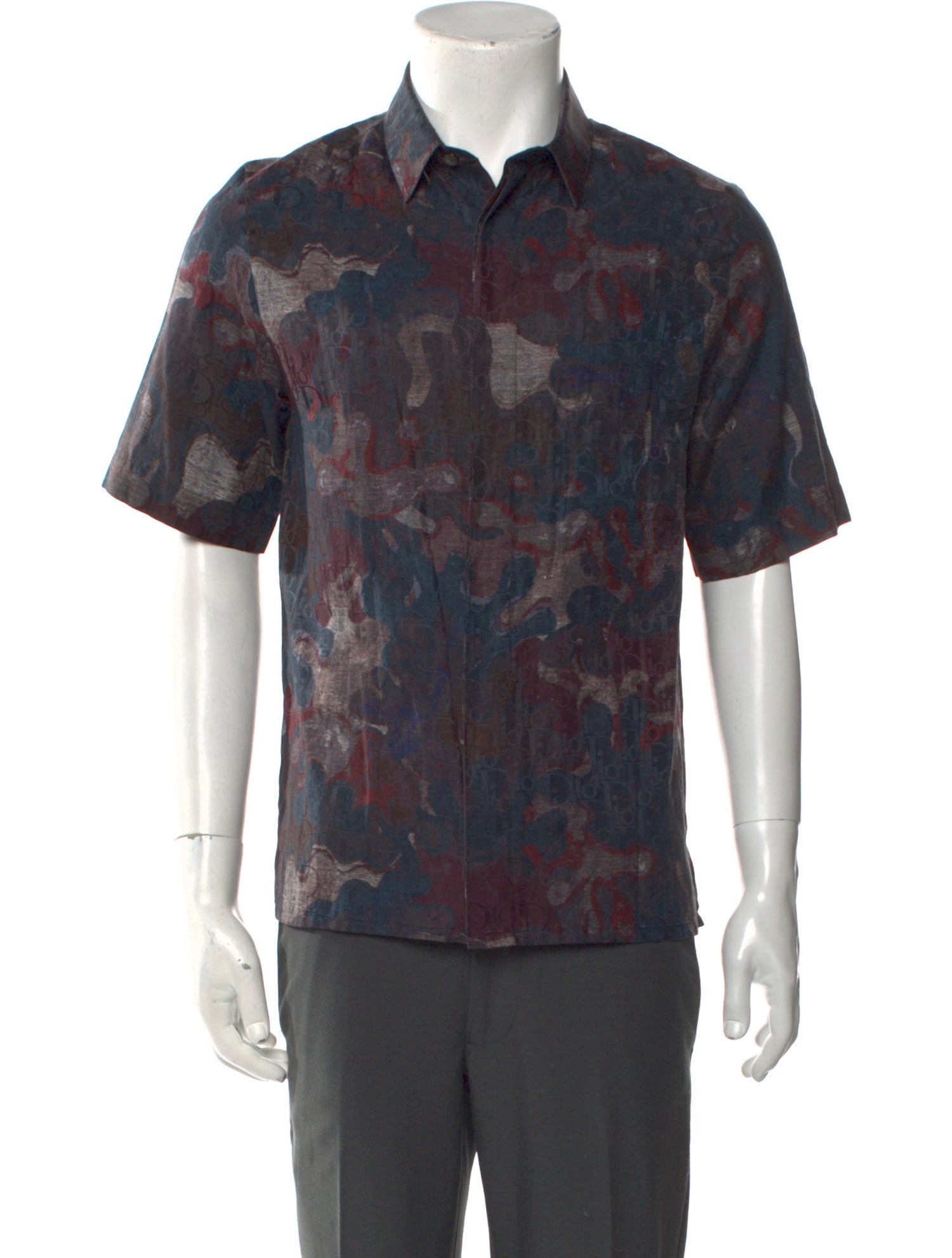 DIOR x Peter Doig 2020 Oblique Jacquard Shirt