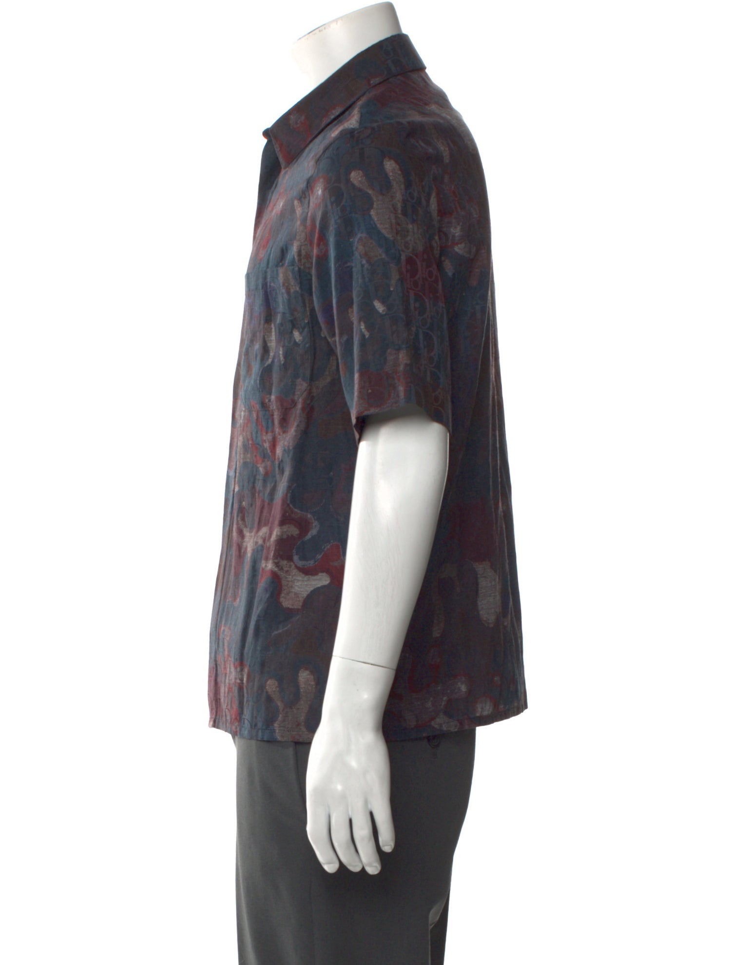 DIOR x Peter Doig 2020 Oblique Jacquard Shirt