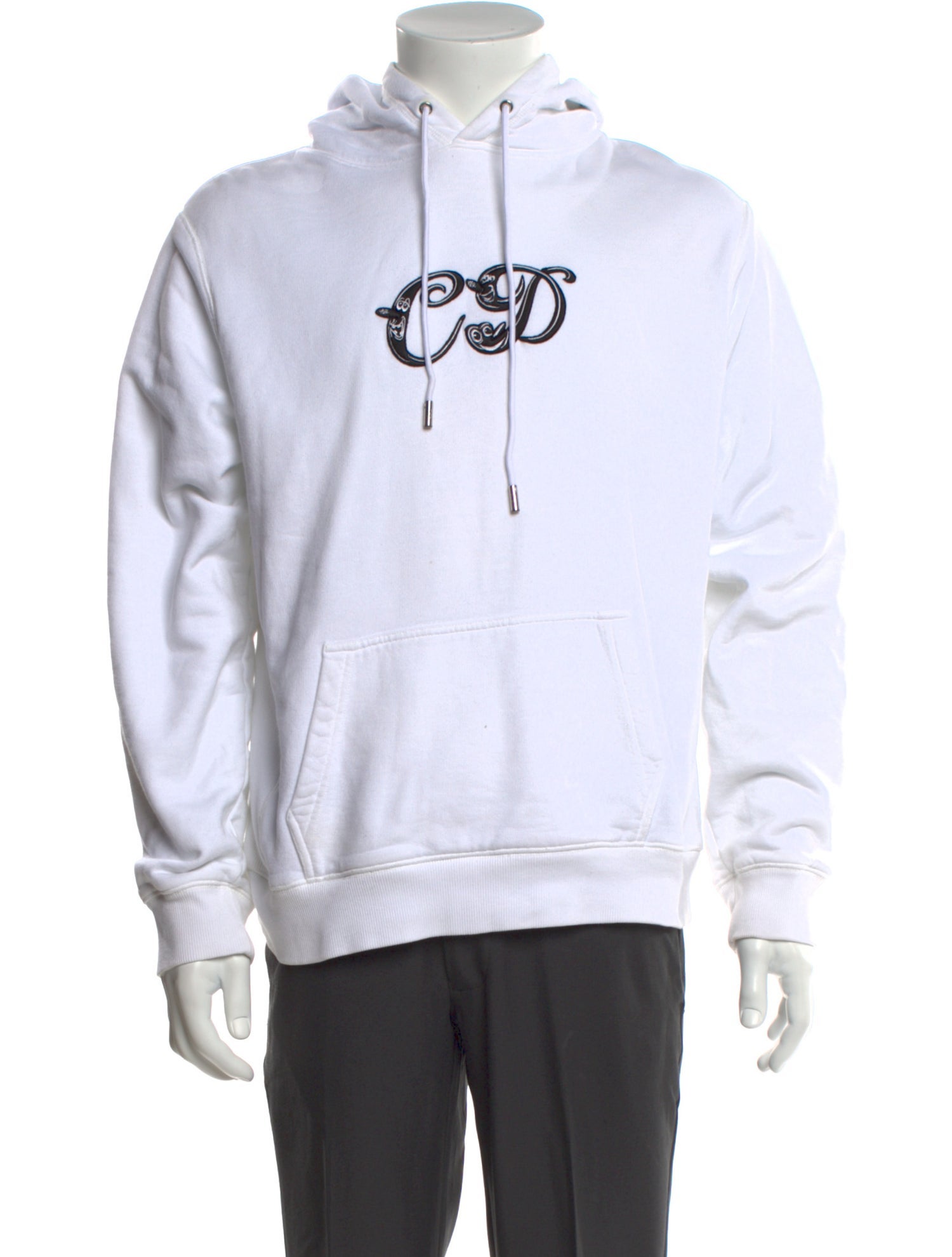 DIOR MEN Graphic Print Crew Neck Hoodie