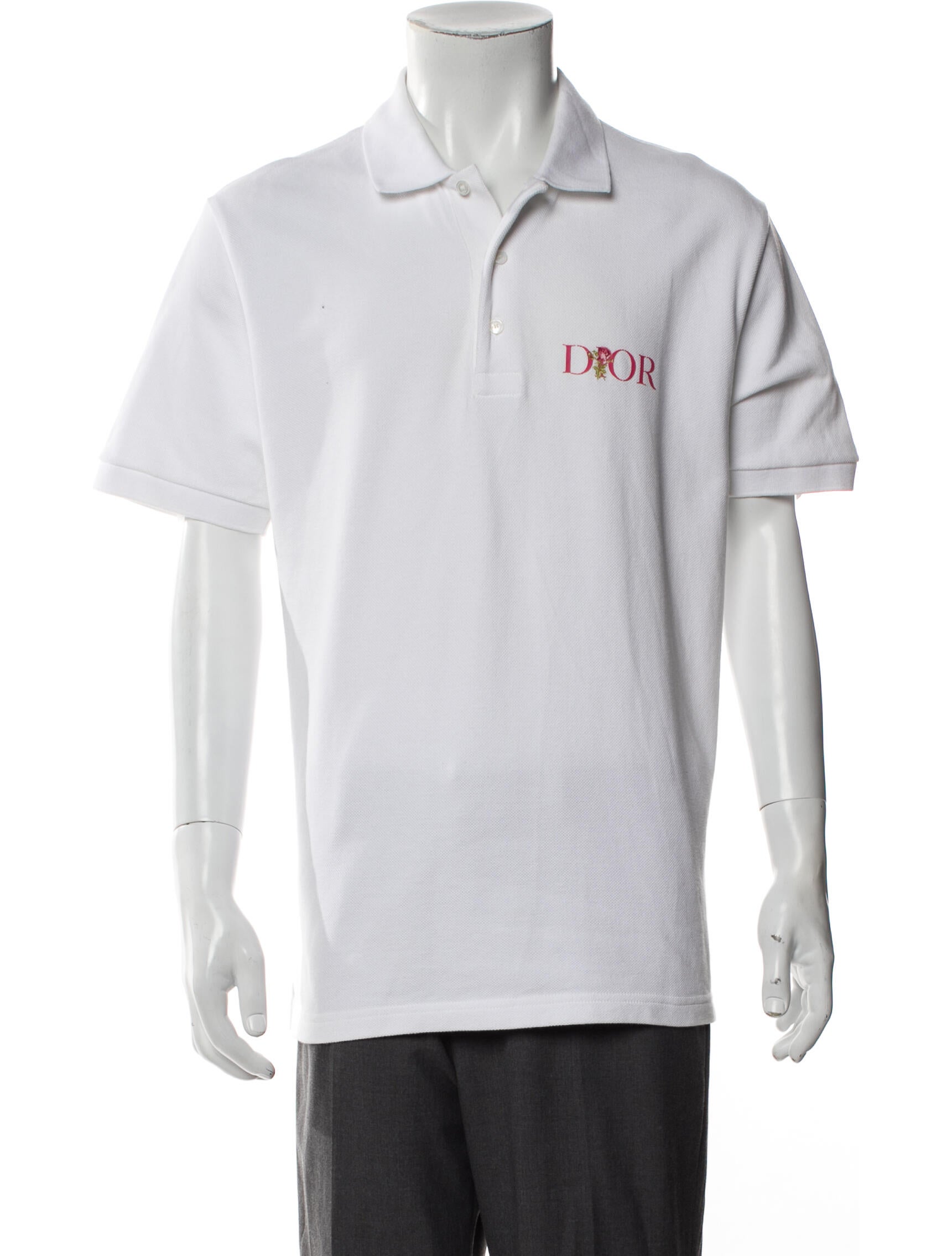 DIOR MEN 2022 Crew Neck Polo Shirt