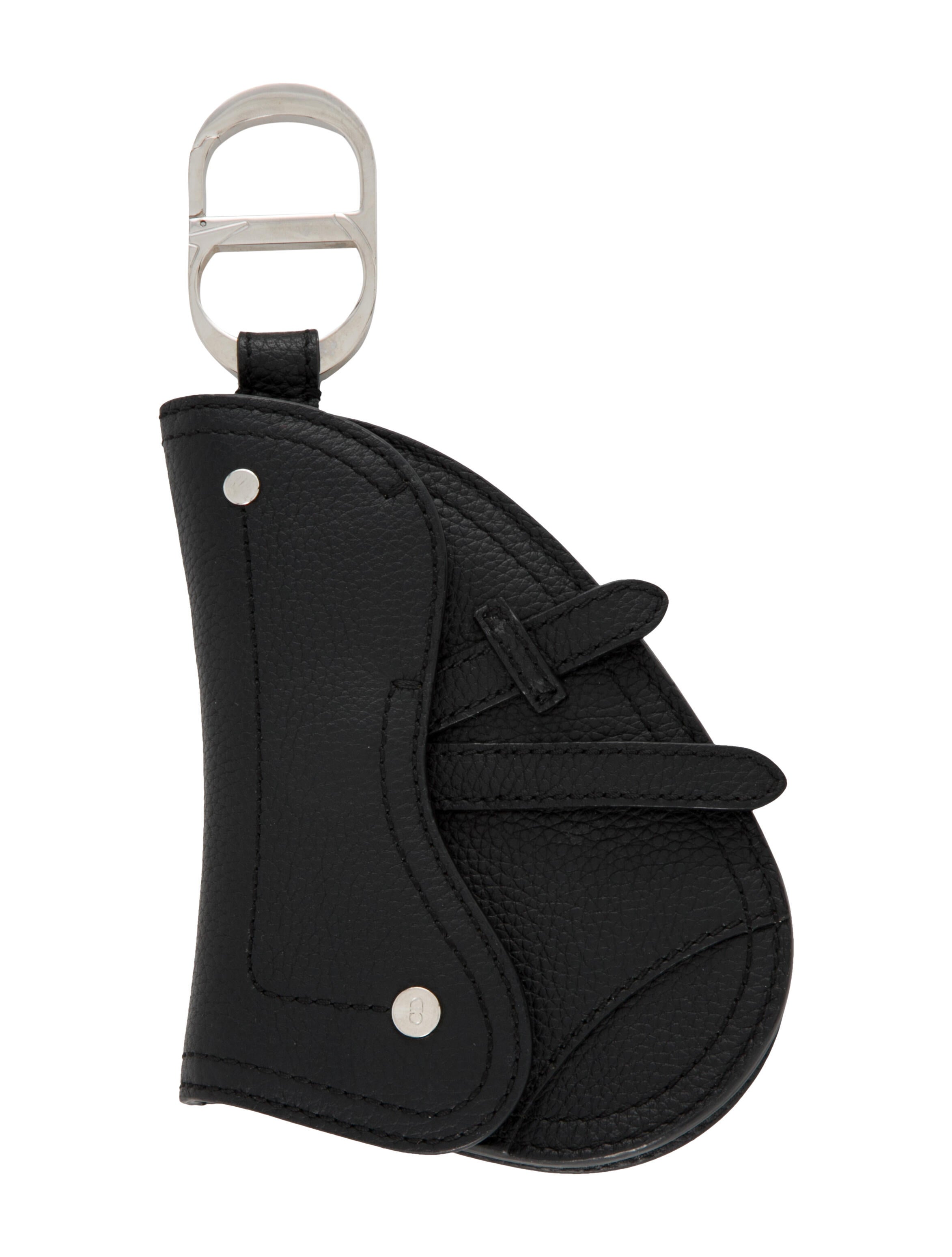 DIOR MEN Saddle Key Pouch Leather Wallet