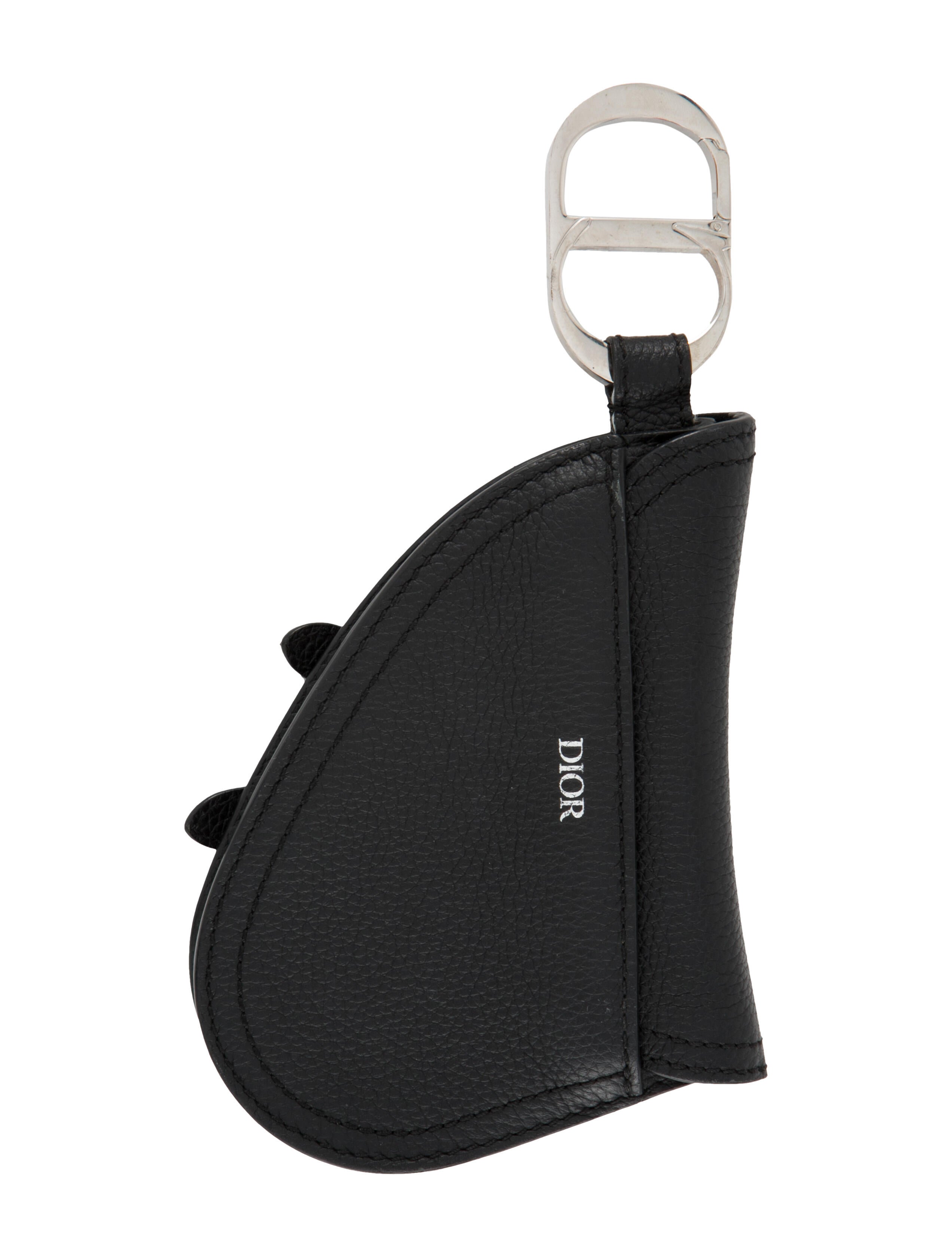 DIOR MEN Saddle Key Pouch Leather Wallet