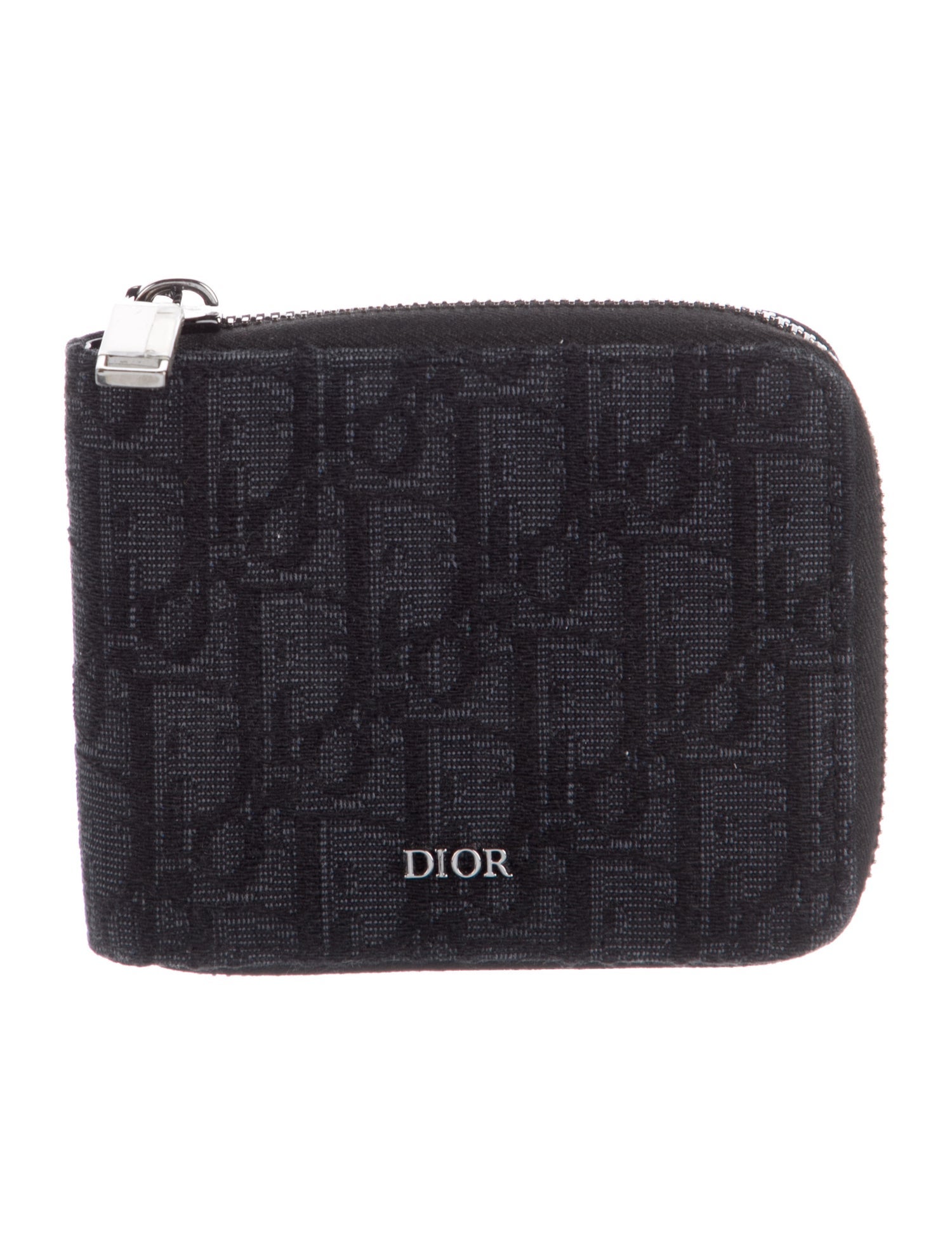 DIOR MEN Canvas Graphic Print Wallet