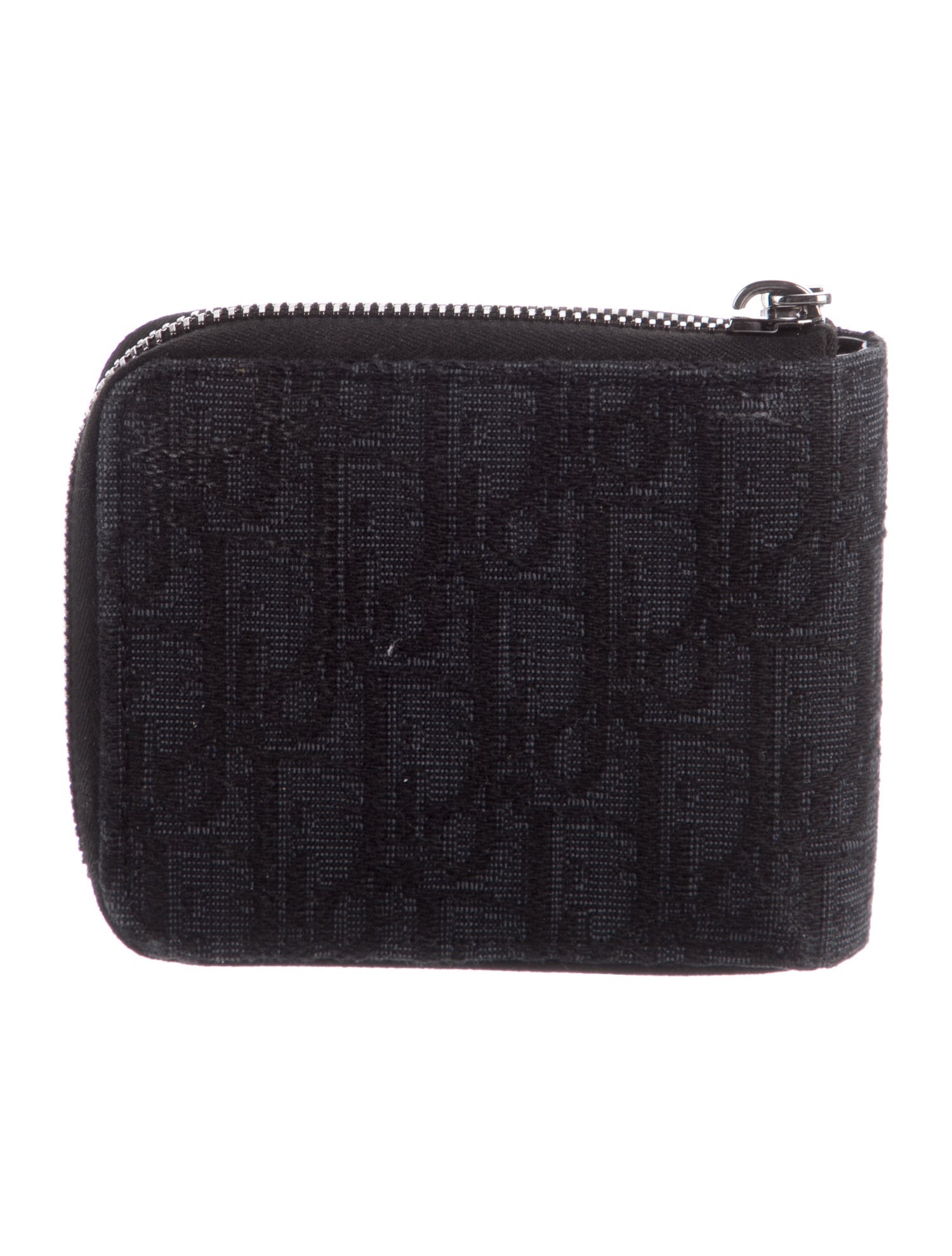 DIOR MEN Canvas Graphic Print Wallet