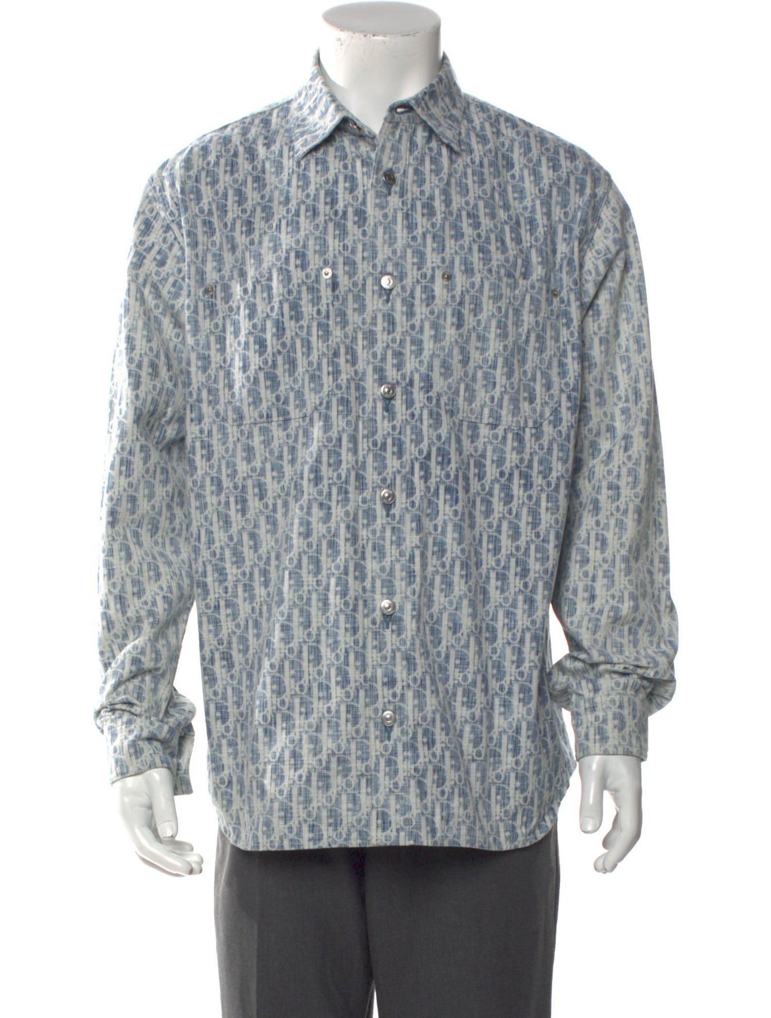 DIOR MEN 2020 Oblique Jacquard Shirt