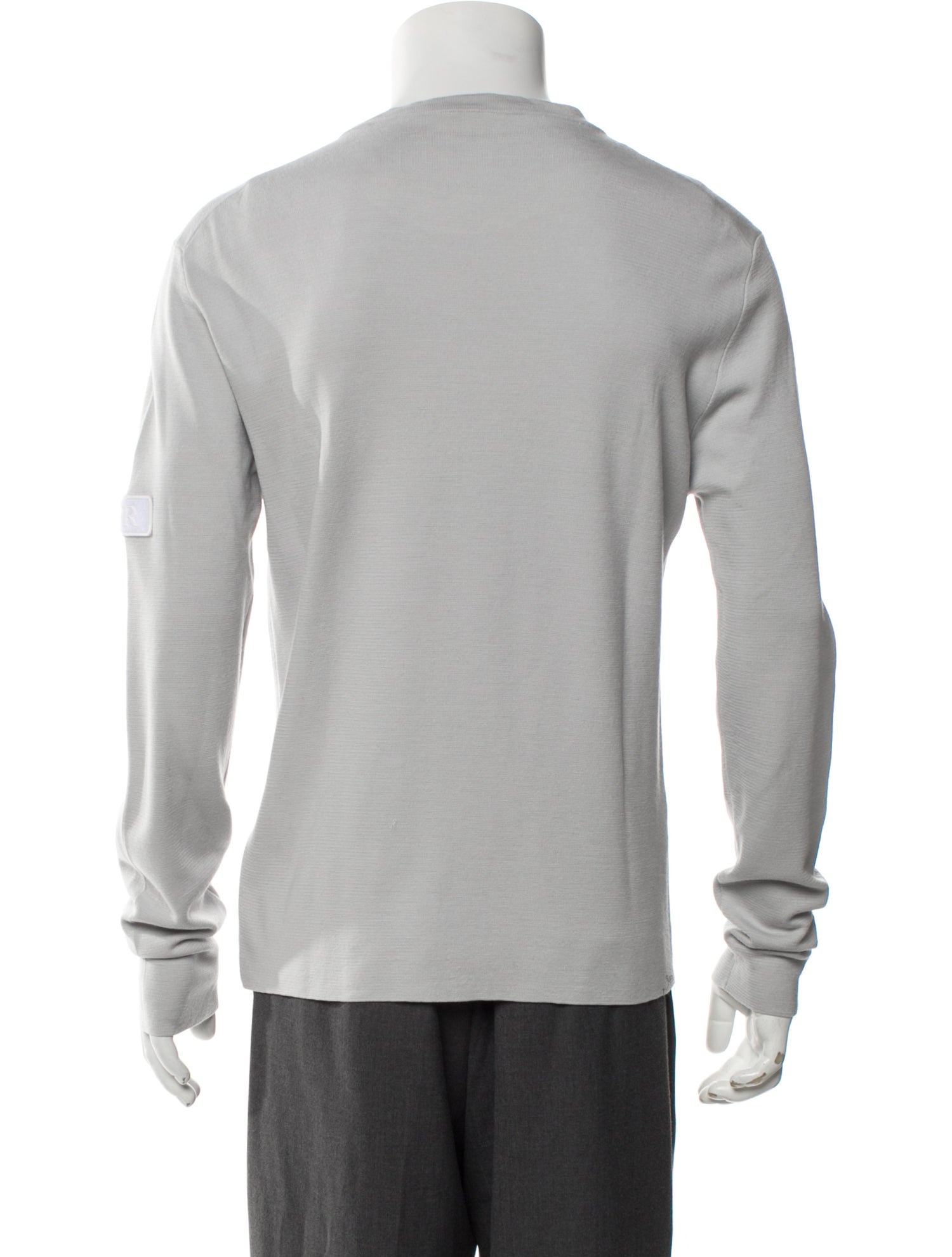 Virgin Wool Crew Neck Pullover