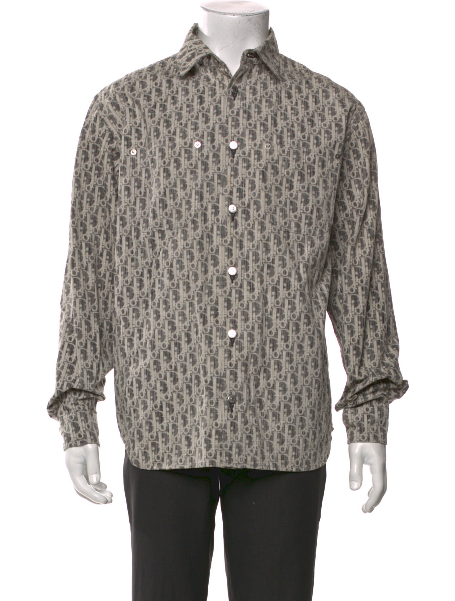 DIOR MEN 2020 Oblique Jacquard Shirt