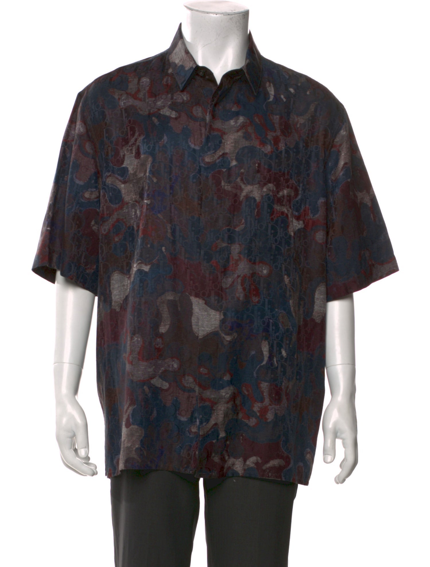 DIOR x Peter Doig 2020 Oblique Jacquard Shirt