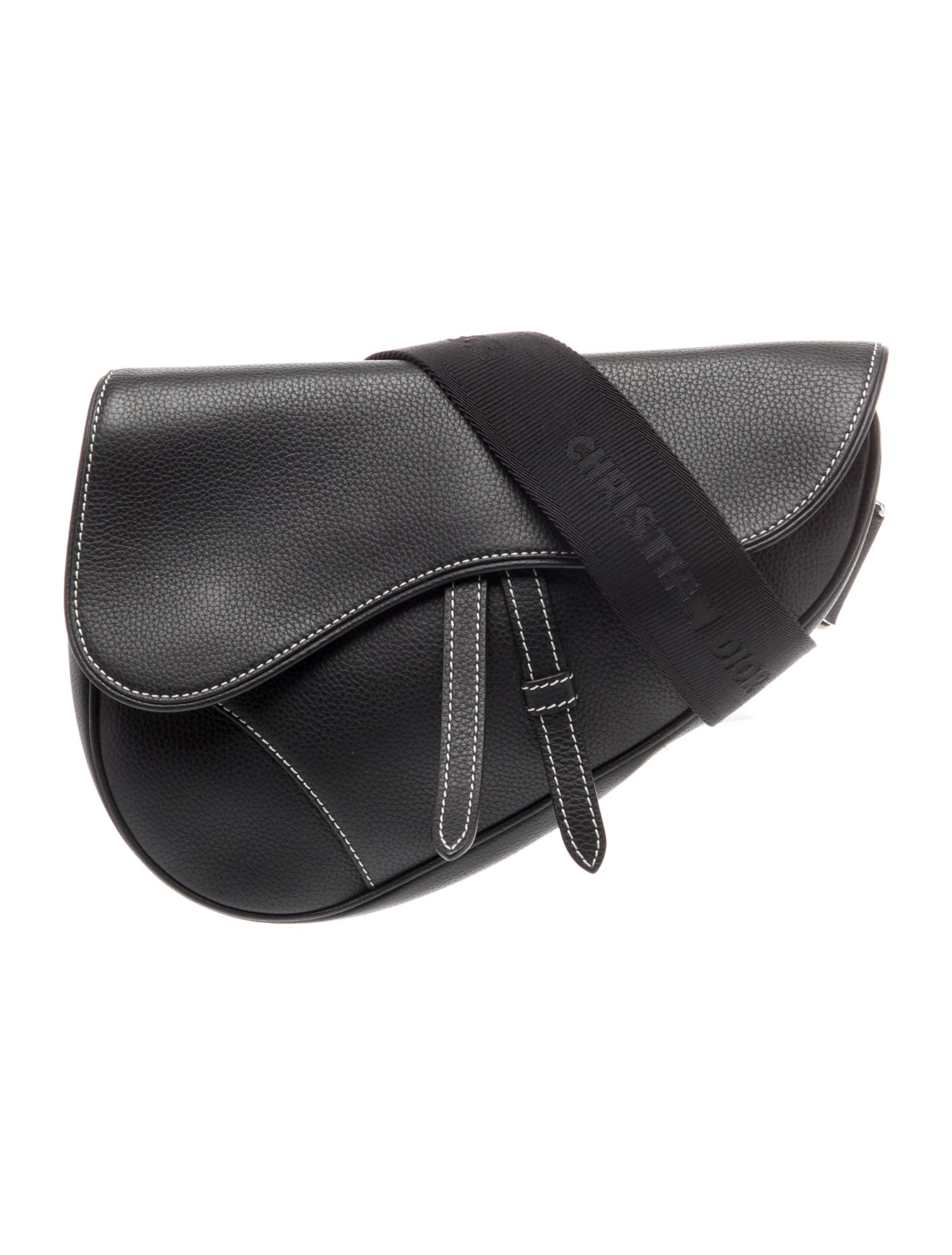 DIOR MEN Leather Messenger Bag