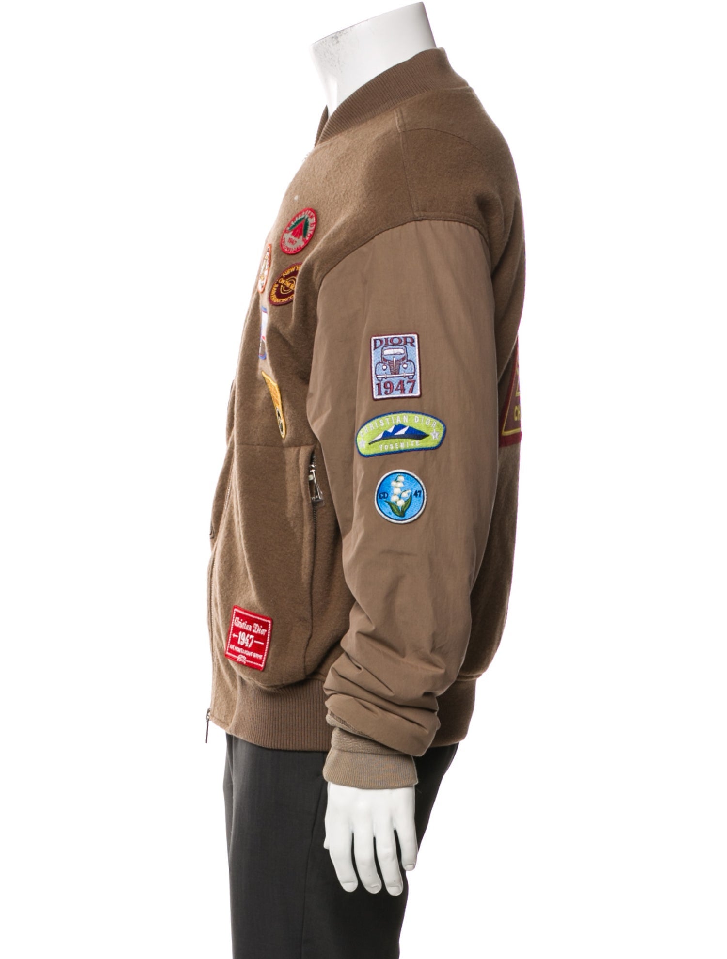 DIOR MEN 2022 x Jack Kerouac 'Life is Life, Kind is Kind' Varsity Jacket