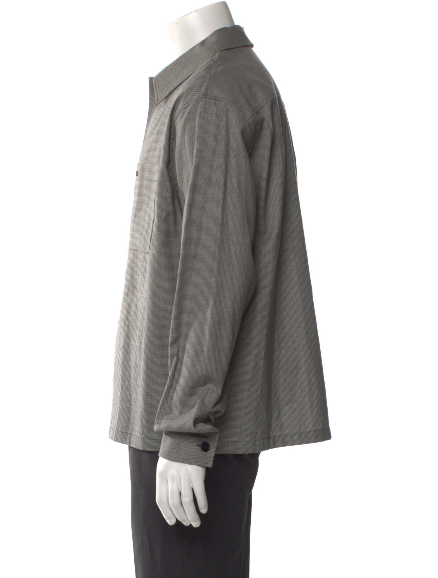 DIOR MEN Wool Long Sleeve Shirt