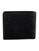 DIOR MEN Leather Printed Bifold Wallet
