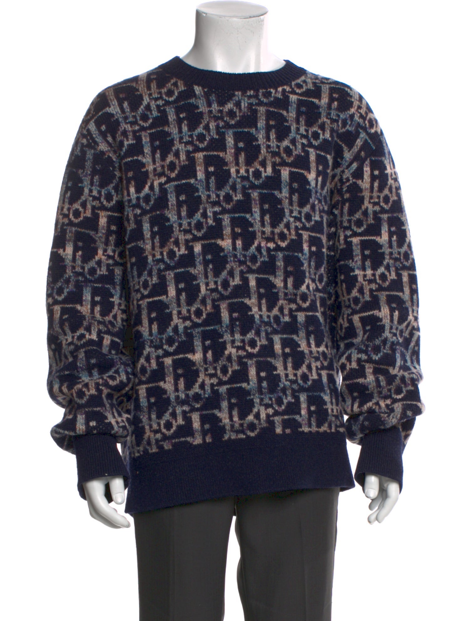 DIOR MEN 2021 Oblique Jacquard Pullover