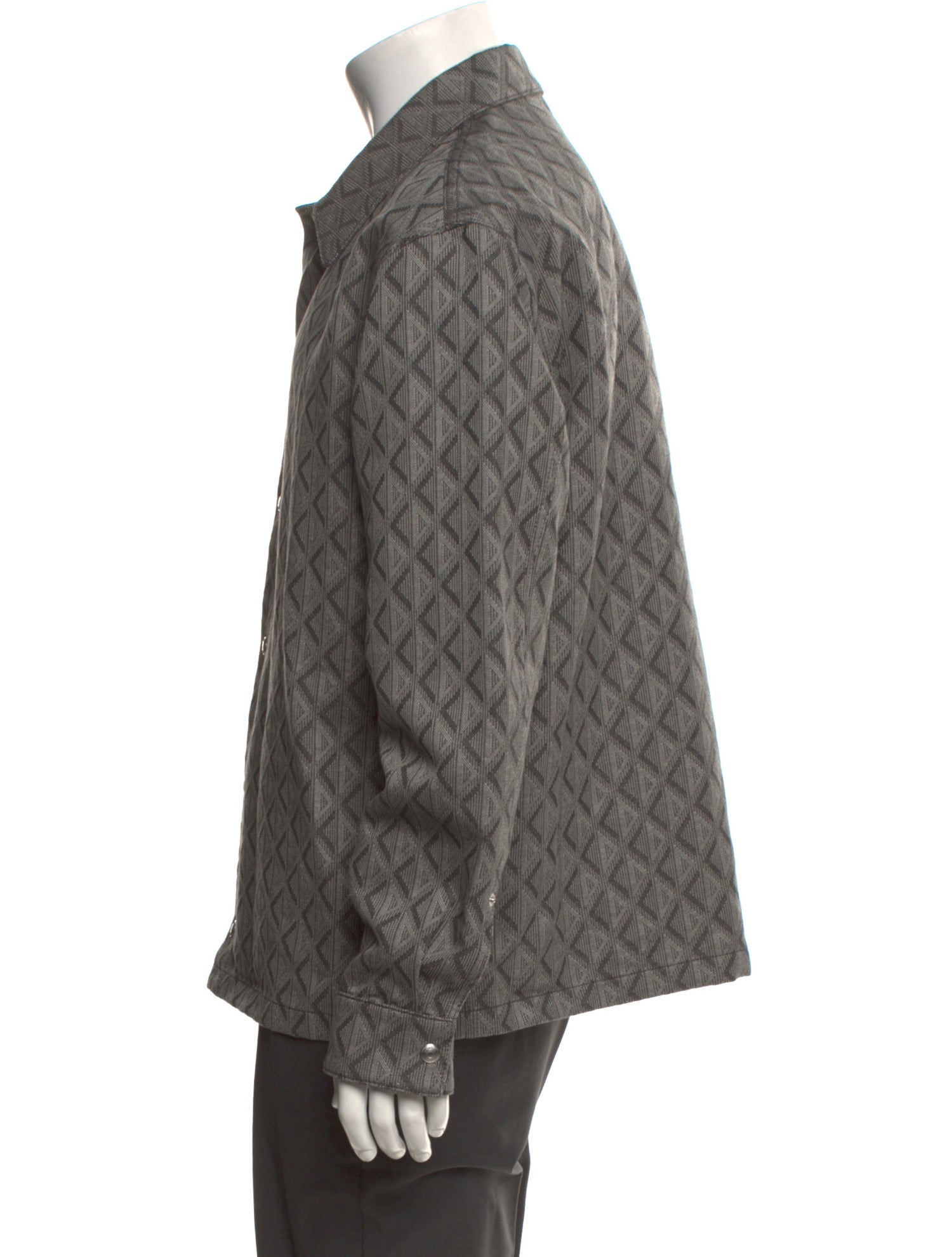 DIOR MEN Plaid Print Long Sleeve Shirt