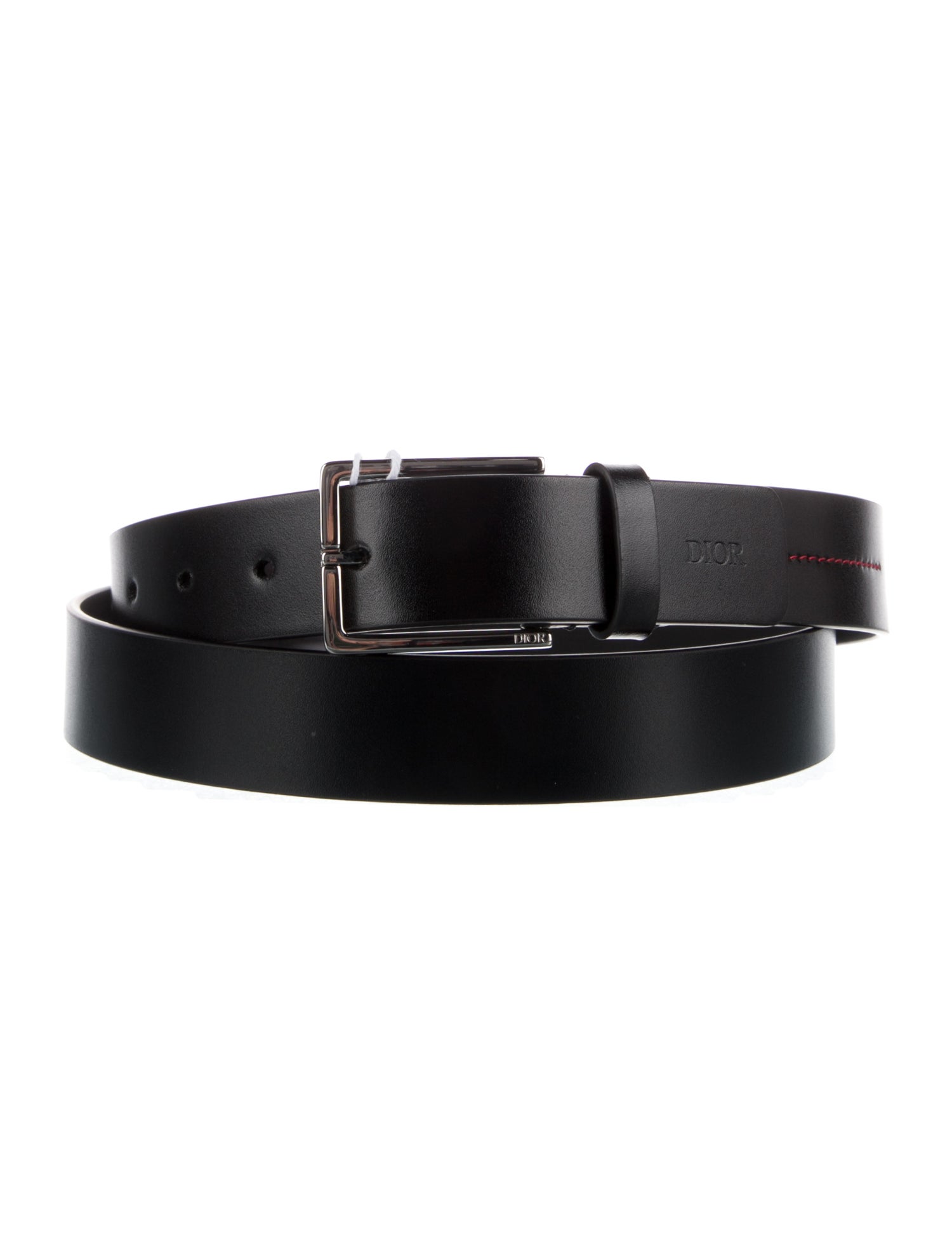 DIOR MEN Skinny Leather Waist Belt w/ Tags