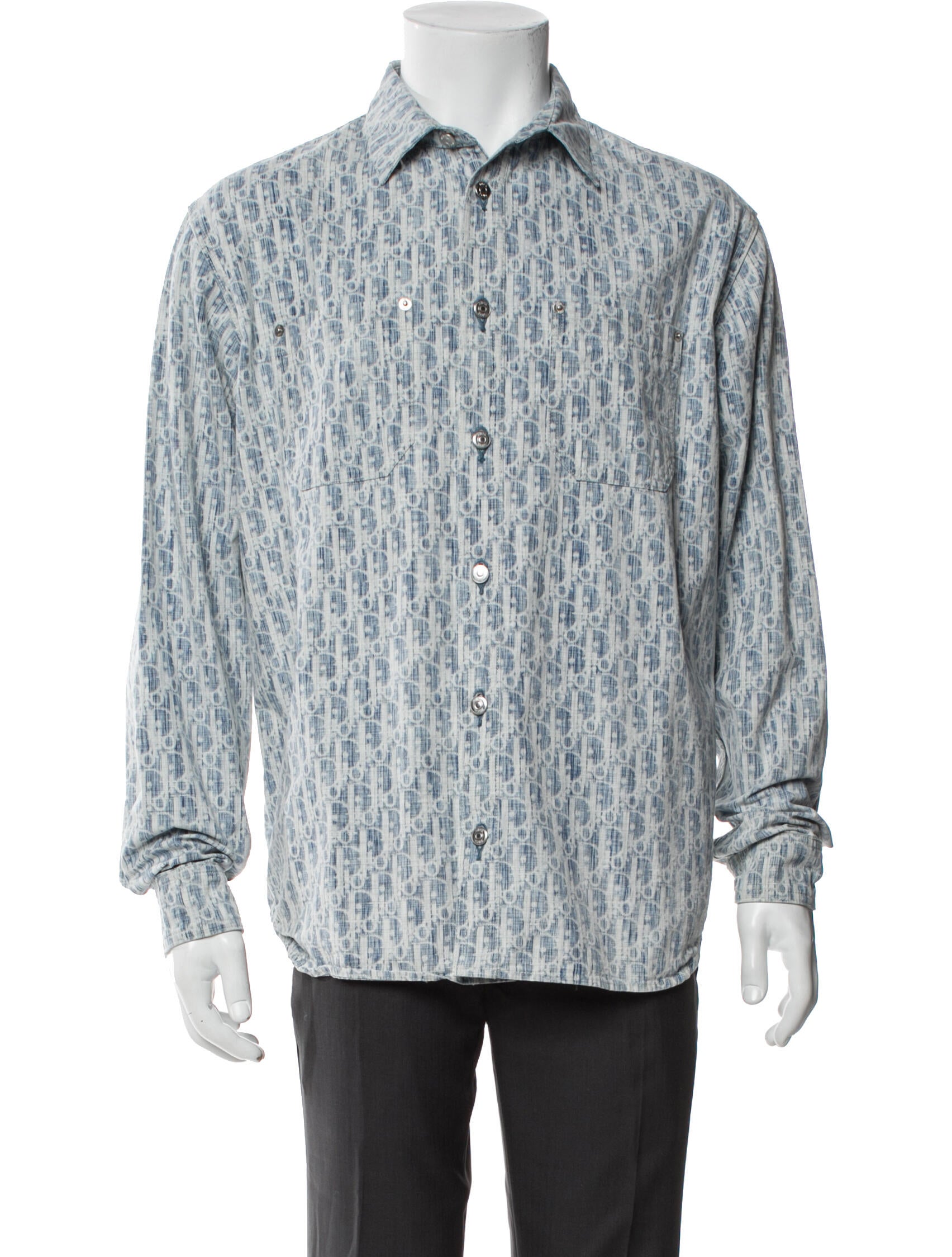 DIOR MEN 2020 Oblique Jacquard Shirt