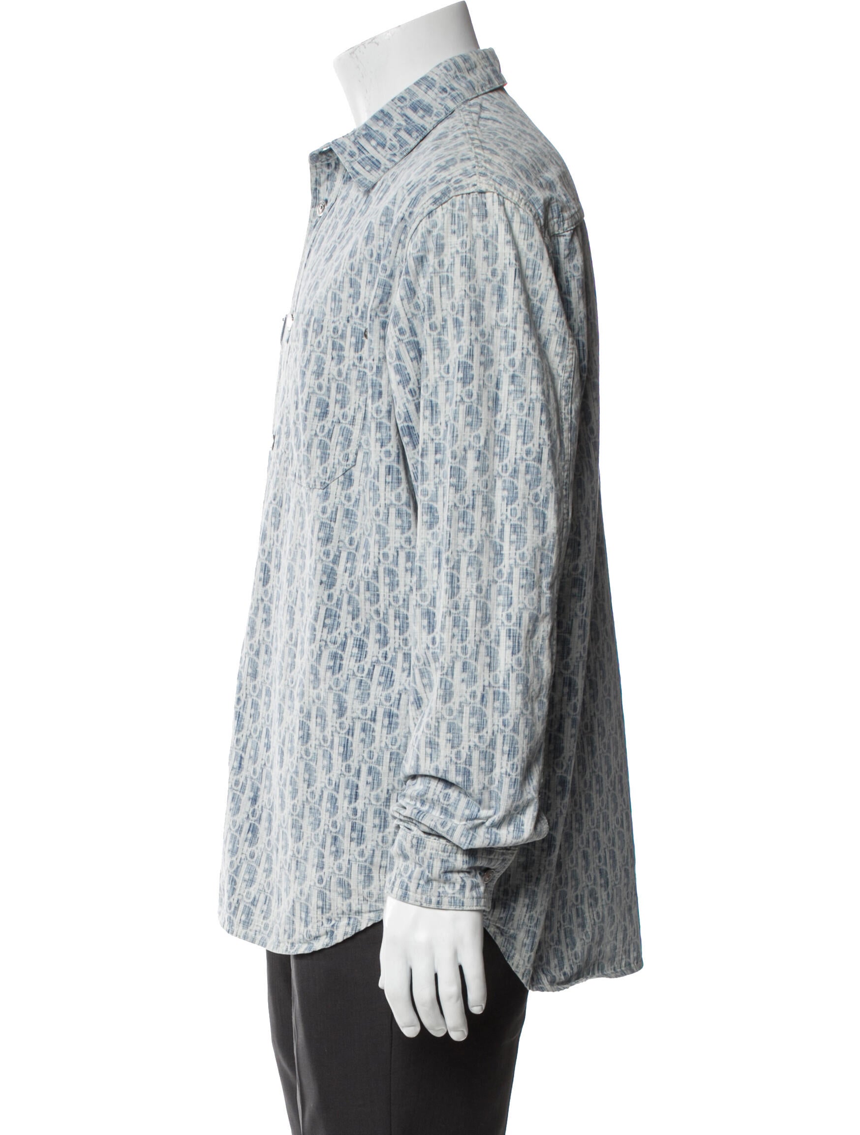 DIOR MEN 2020 Oblique Jacquard Shirt