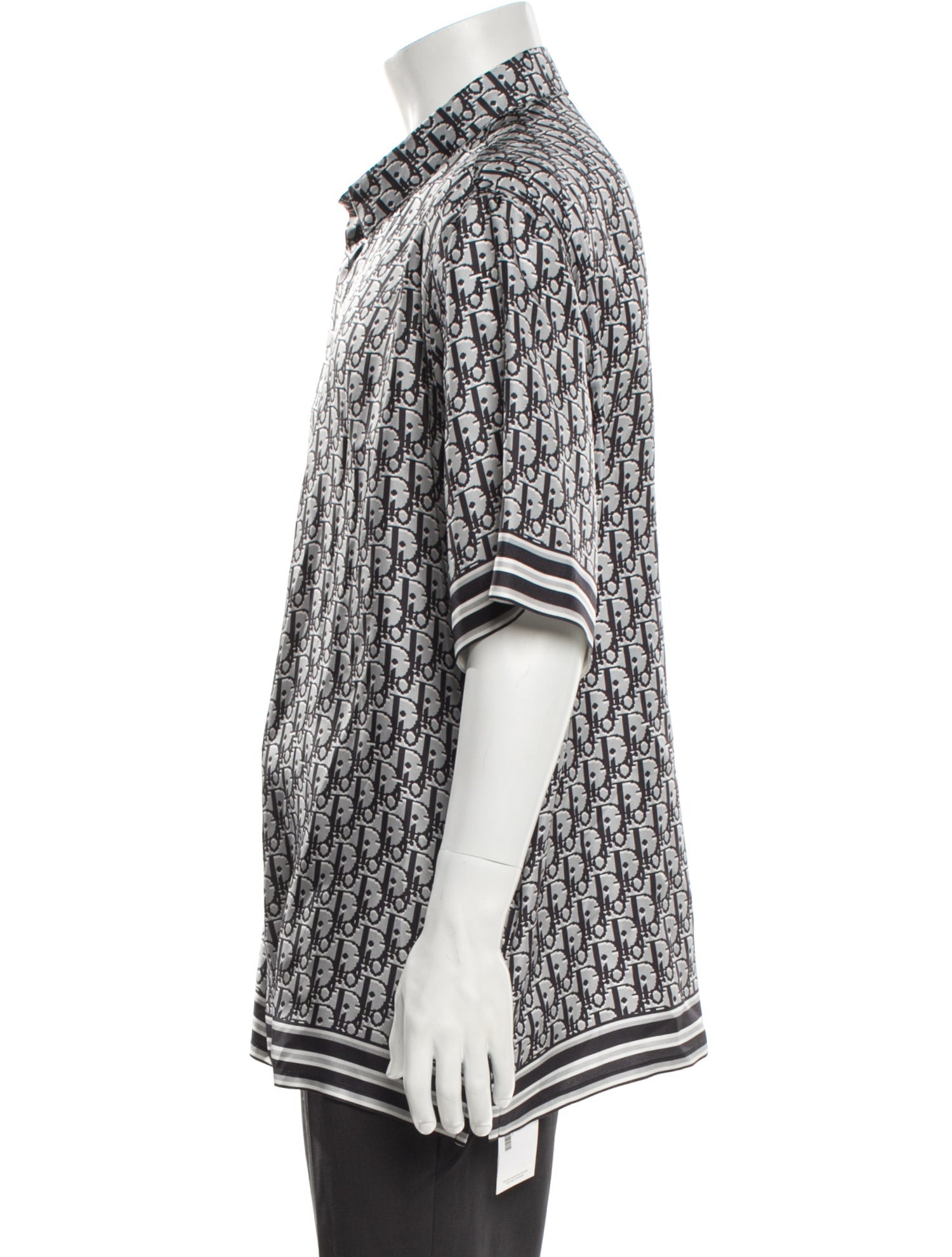 DIOR MEN 2021 Oblique Jacquard Shirt w/ Tags