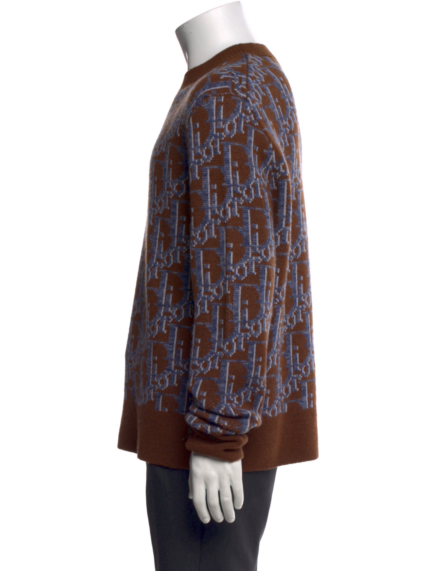 DIOR MEN 2021 Oblique Jacquard Pullover