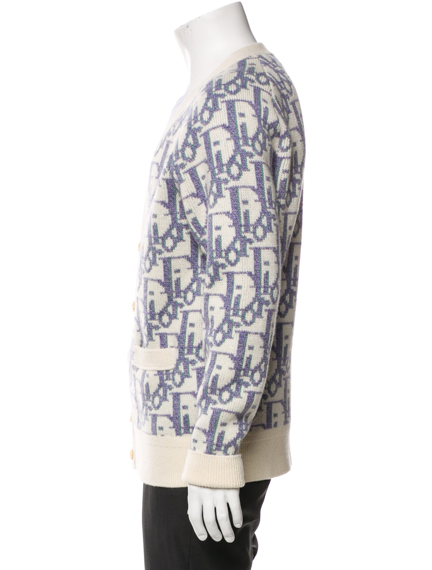 DIOR MEN 2022 Oblique Jacquard Cardigan