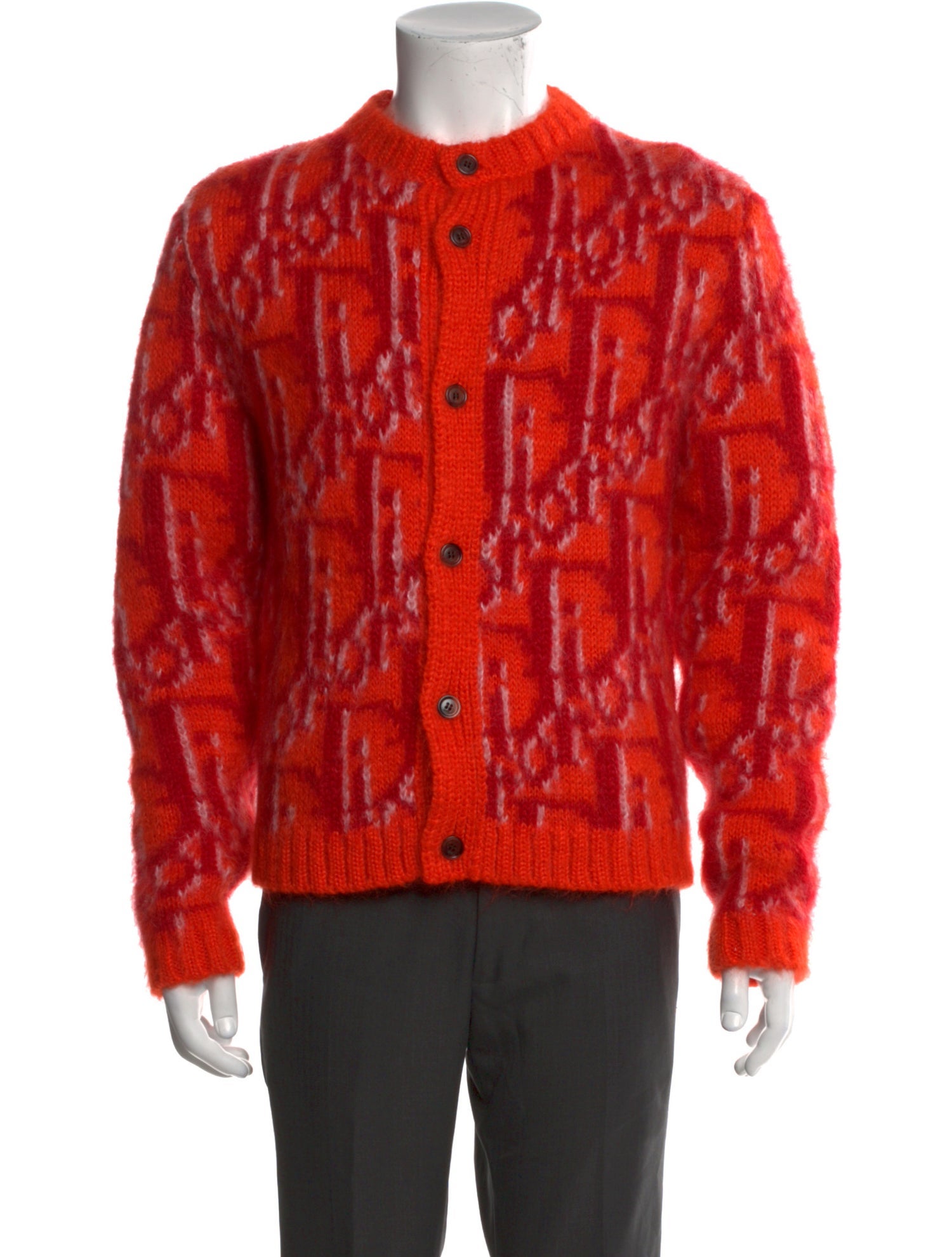 Hysteric Glamour Rolling Stones Wool Cardigan - Neutrals Sweaters