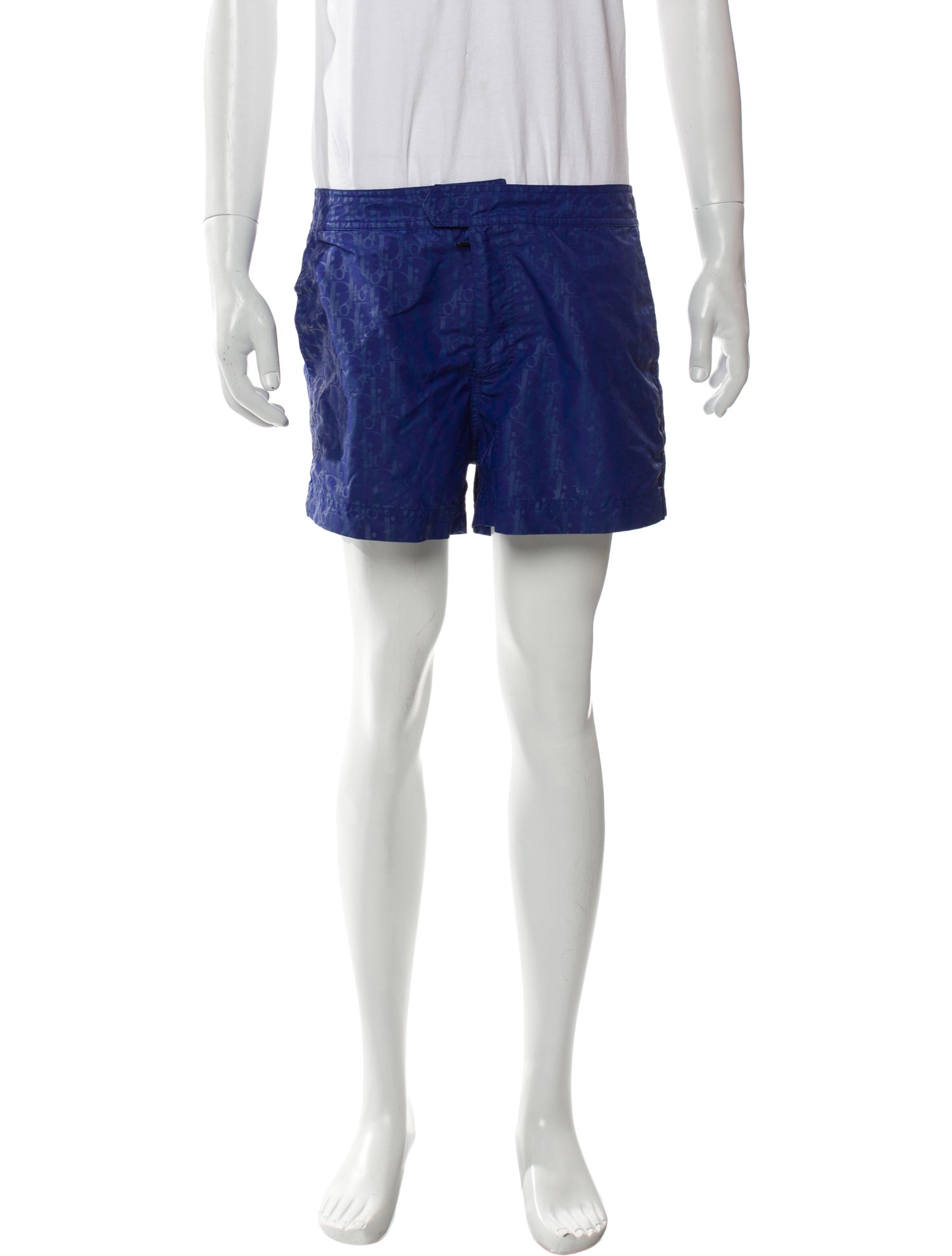 DIOR MEN 2021 Oblique Jacquard Swim Trunks