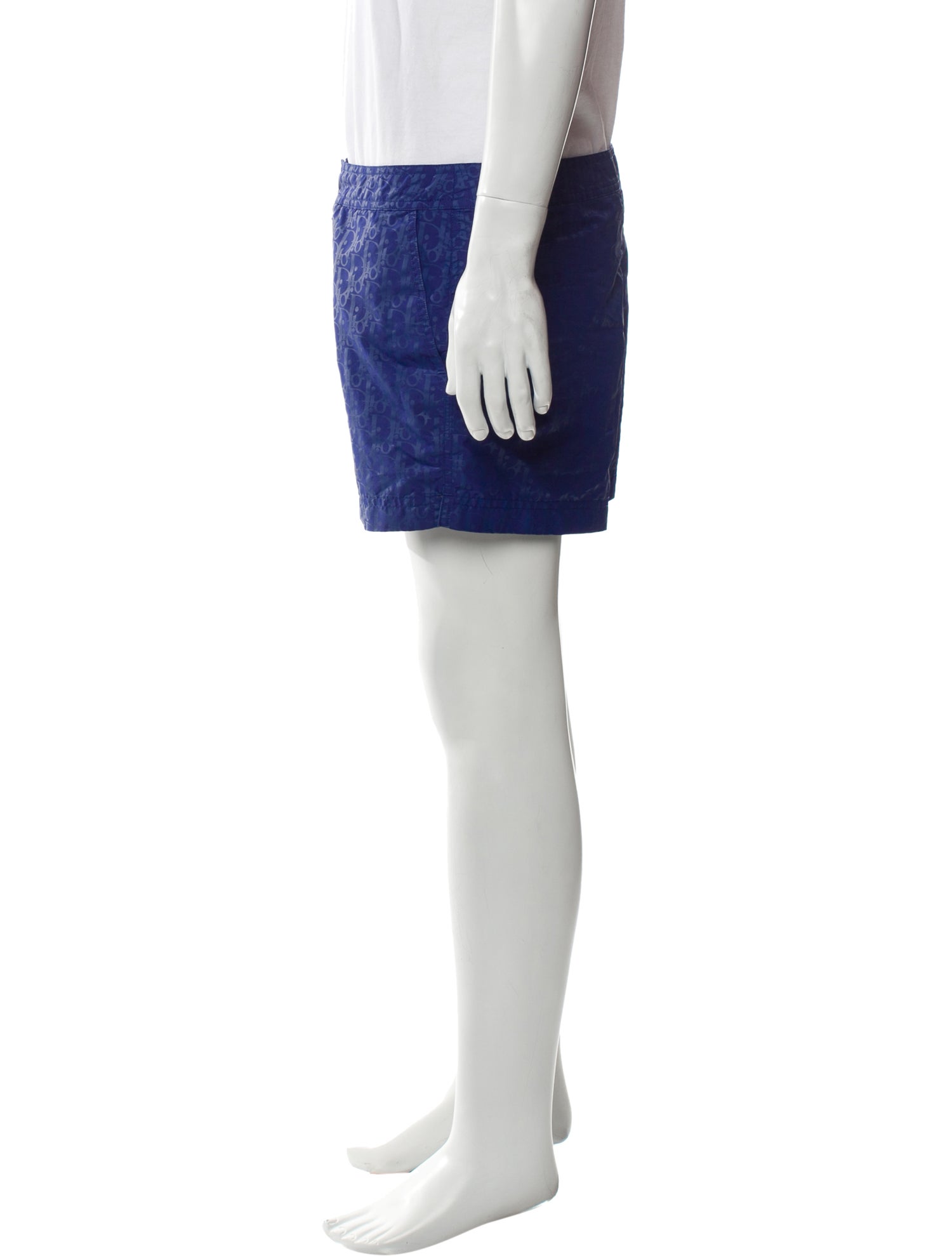 DIOR MEN 2021 Oblique Jacquard Swim Trunks