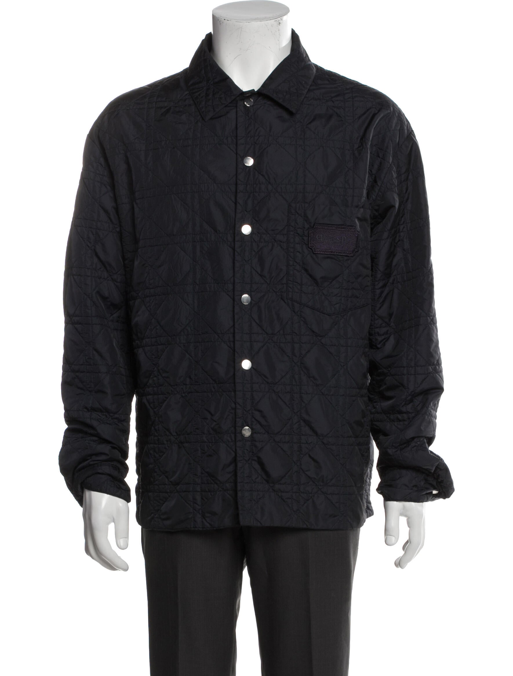 DIOR MEN 2023 Cannage Pattern Puffer Coat