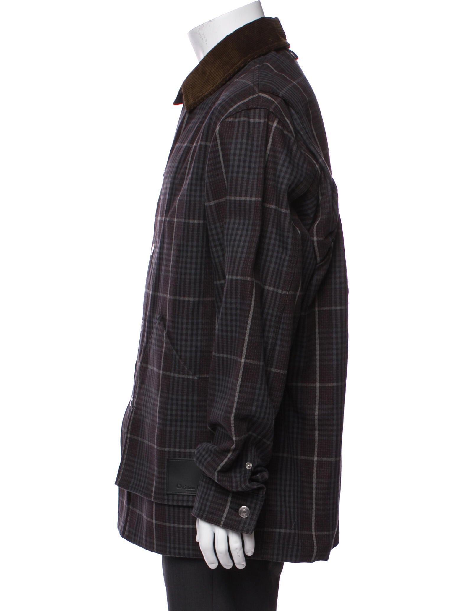 DIOR MEN 2023 Plaid Print Jacket