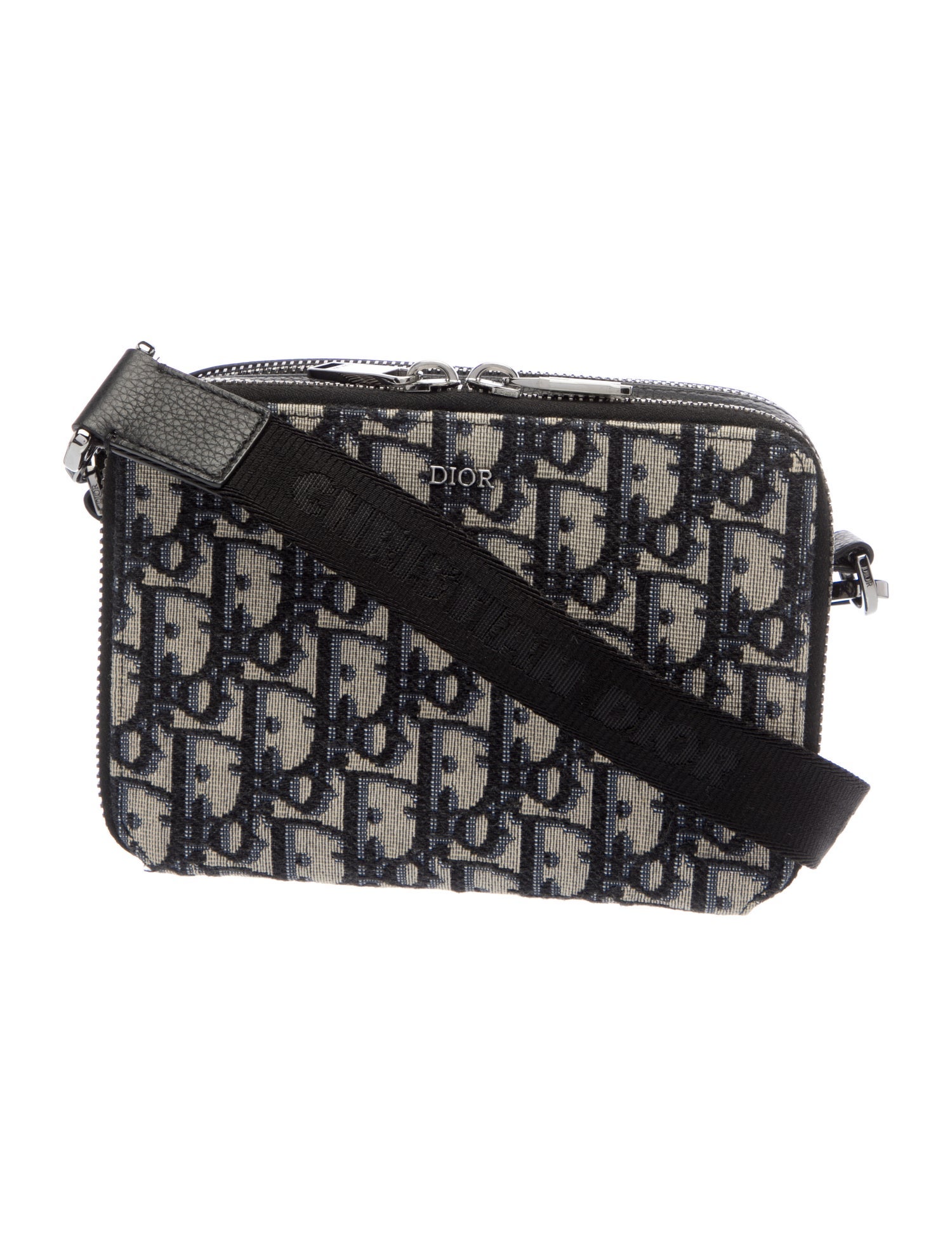 DIOR MEN Oblique Jacquard Oblique Pouch