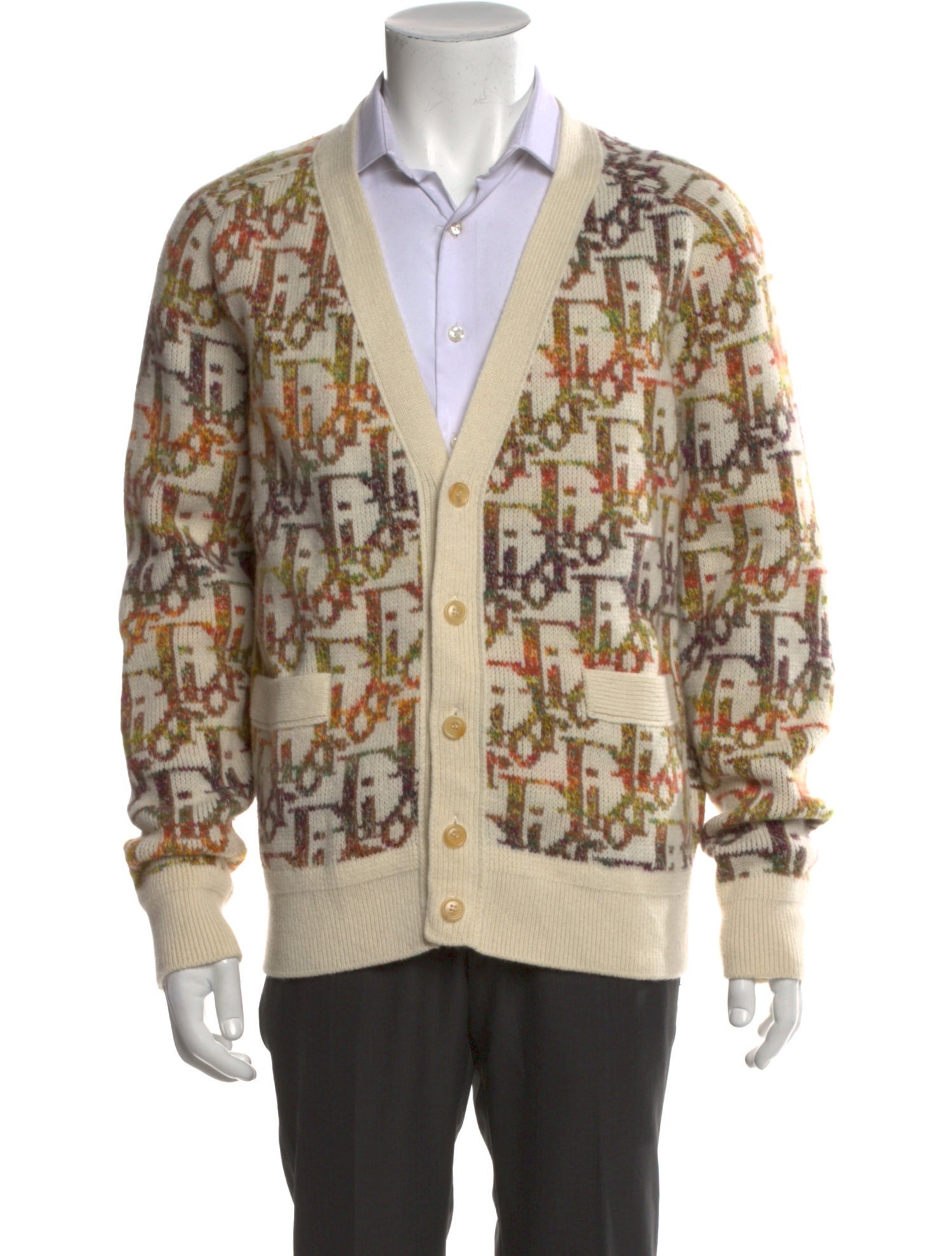 DIOR MEN 2022 Oblique Jacquard Cardigan