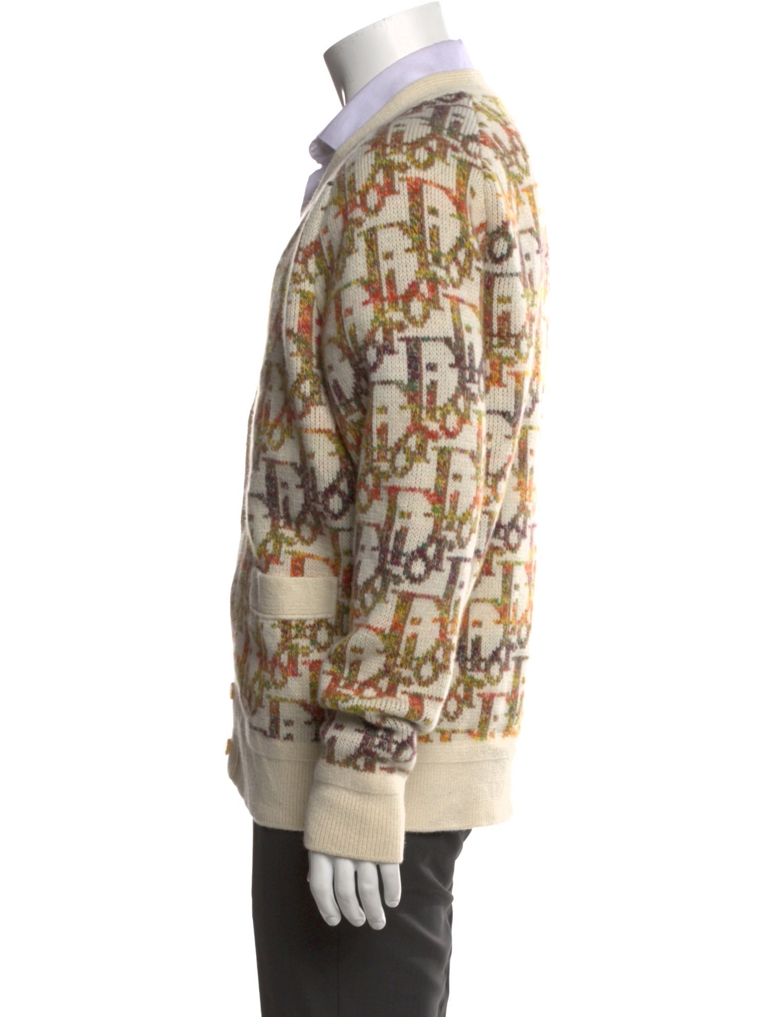 DIOR MEN 2022 Oblique Jacquard Cardigan