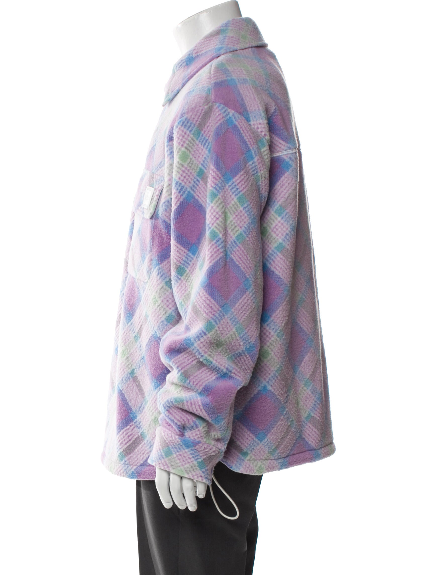 Dior x ERL Plaid Print Collar Cardigan w/ Tags