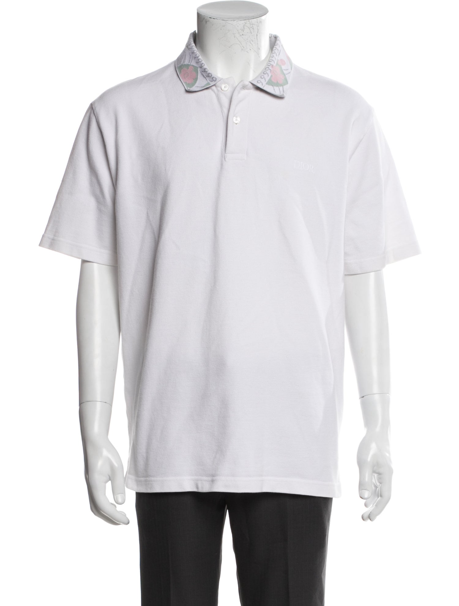 DIOR MEN 2023 Crew Neck Polo Shirt