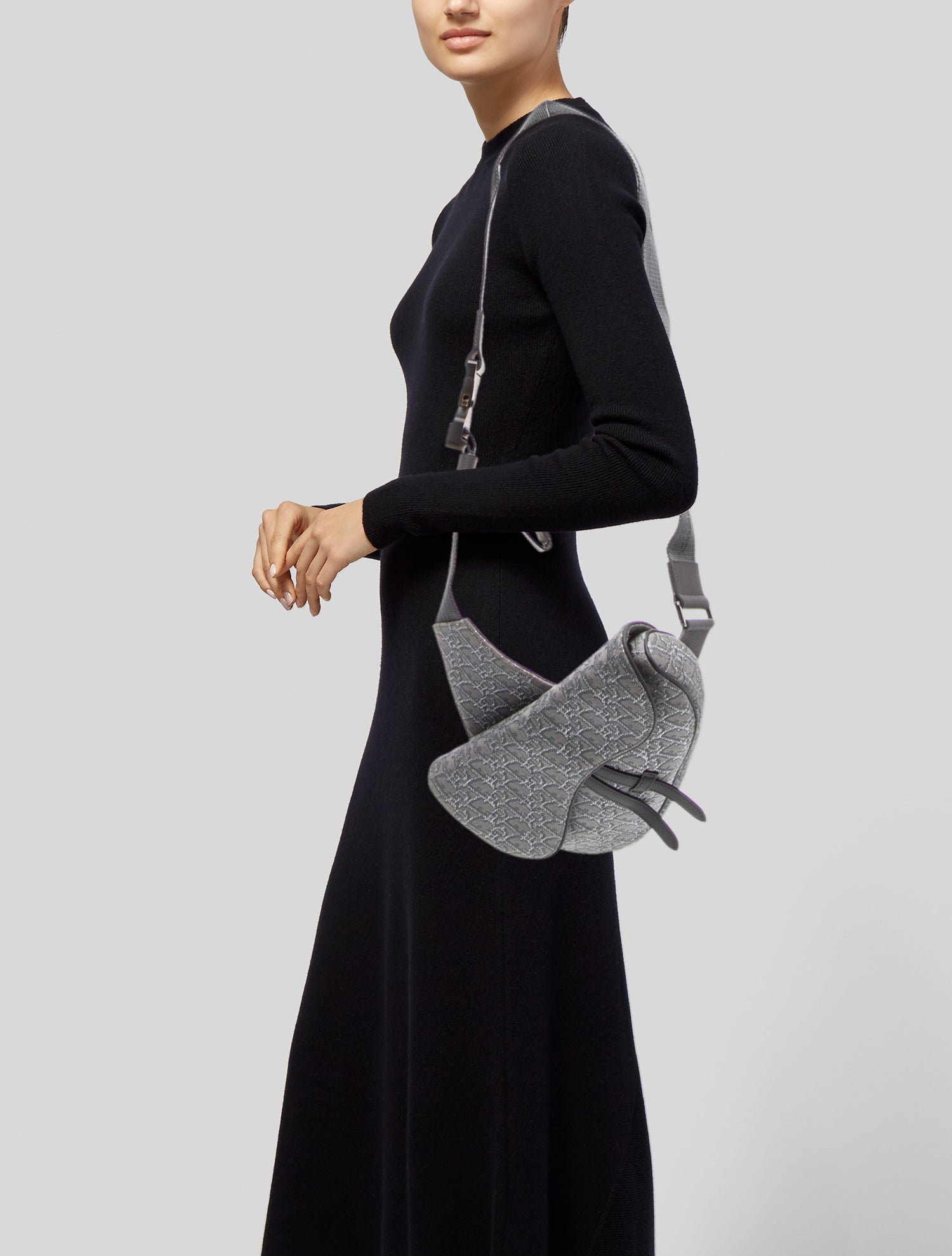 DIOR MEN Oblique Jacquard Saddle