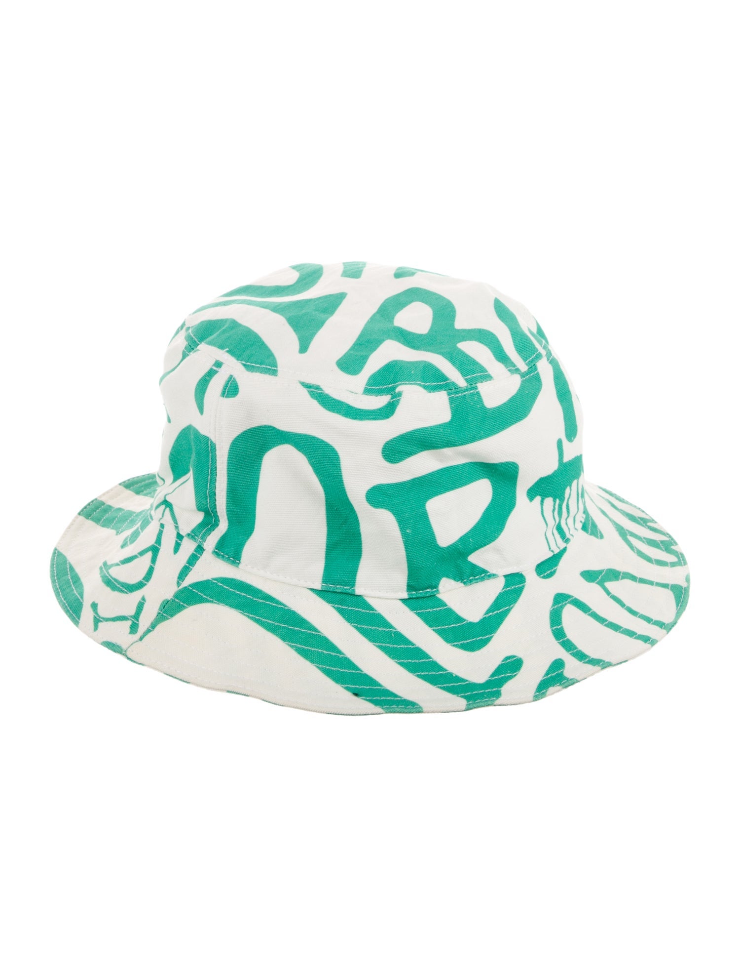 DIOR MEN x Shawn Stussy Logo Bucket Hat