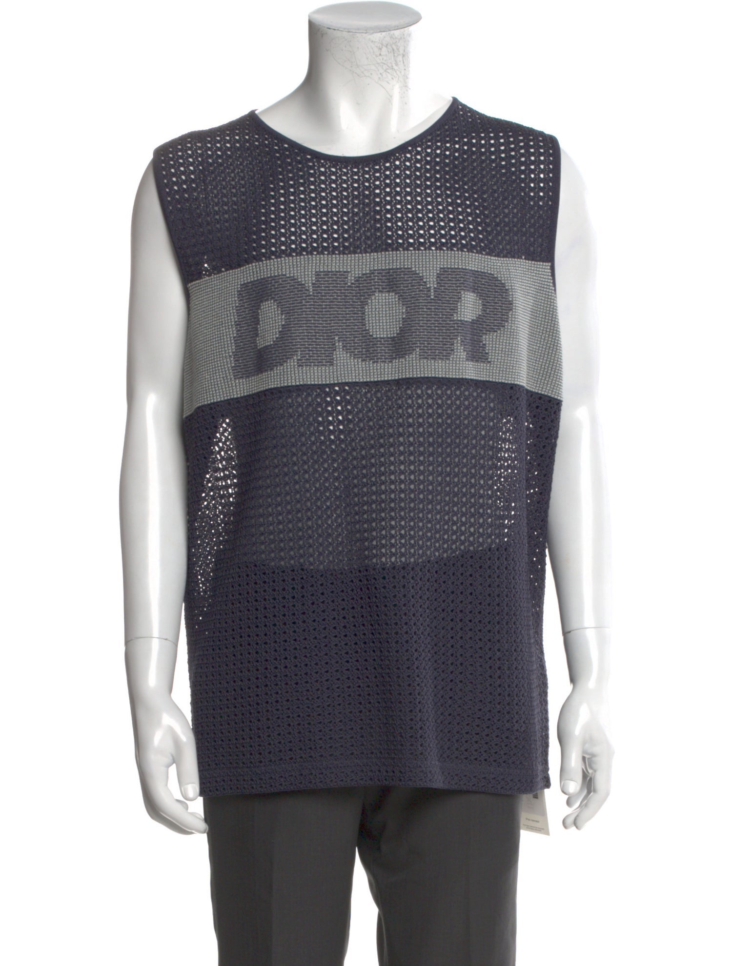 DIOR MEN 2023 Signature Logo Sweater Vest