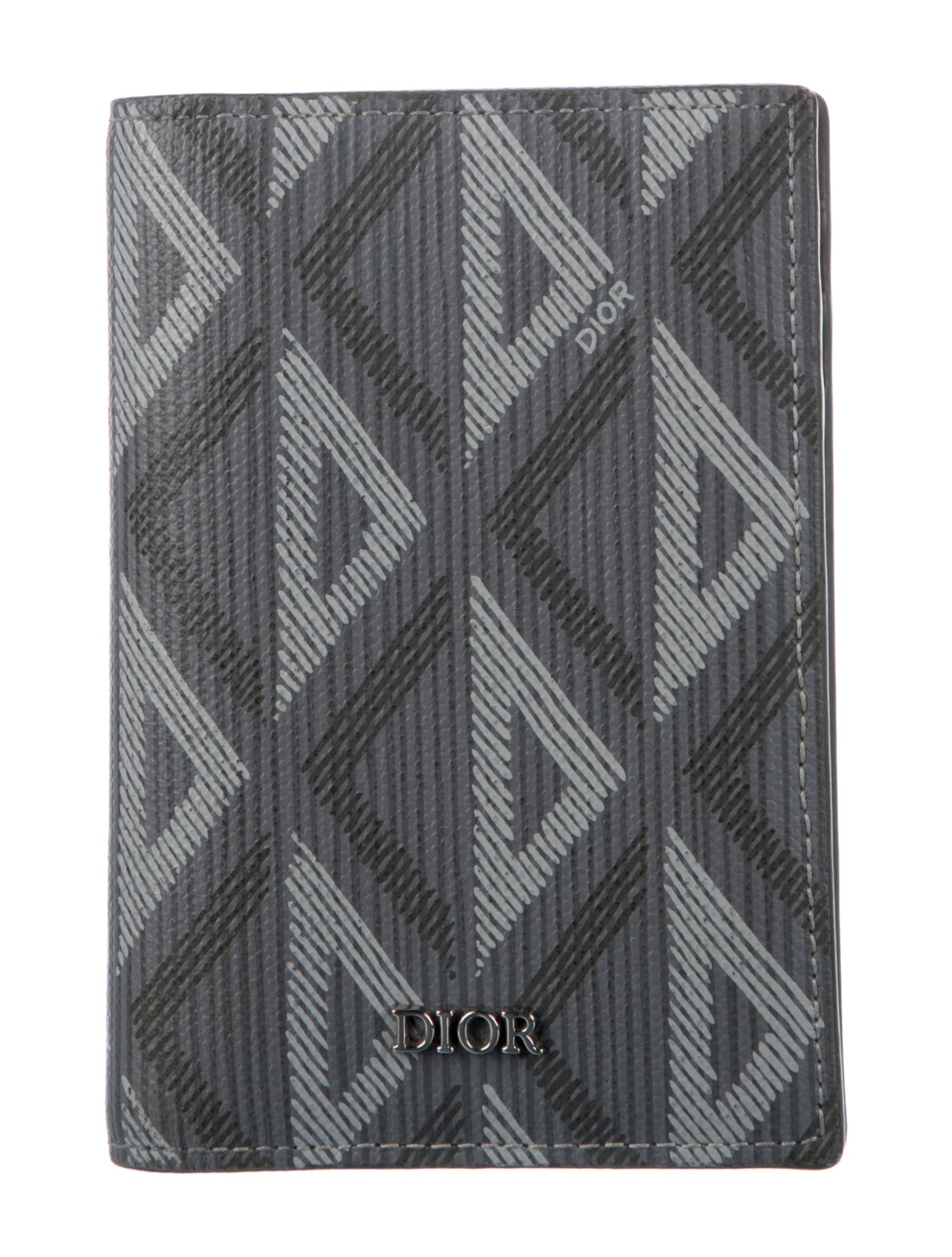 DIOR MEN Diamond Canvas Leather