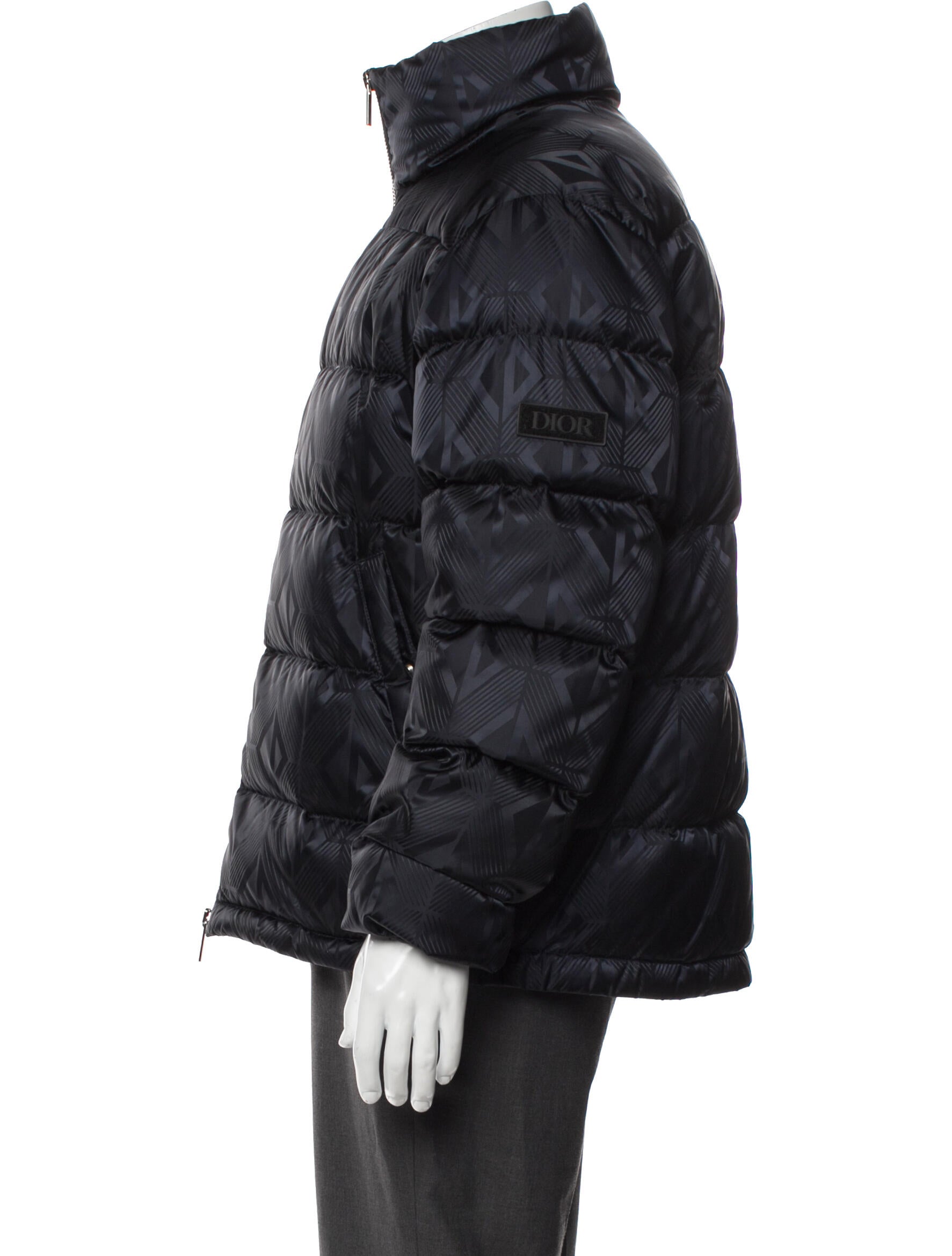 DIOR MEN 2019 CD Diamond Puffer Coat