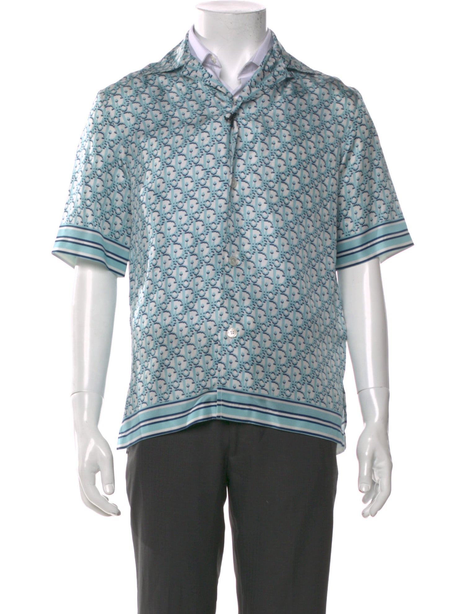 DIOR MEN 2021 Oblique Jacquard Shirt w/ Tags