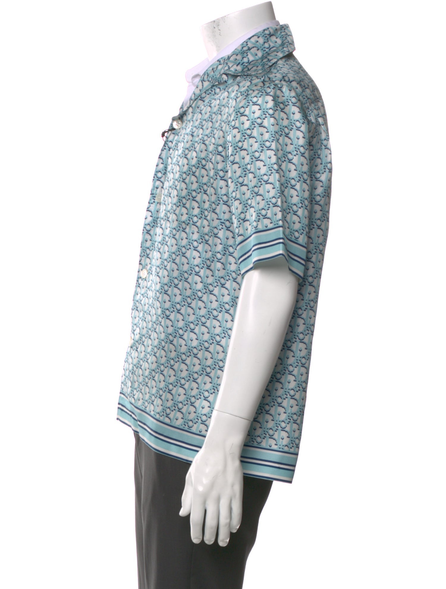 DIOR MEN 2021 Oblique Jacquard Shirt w/ Tags