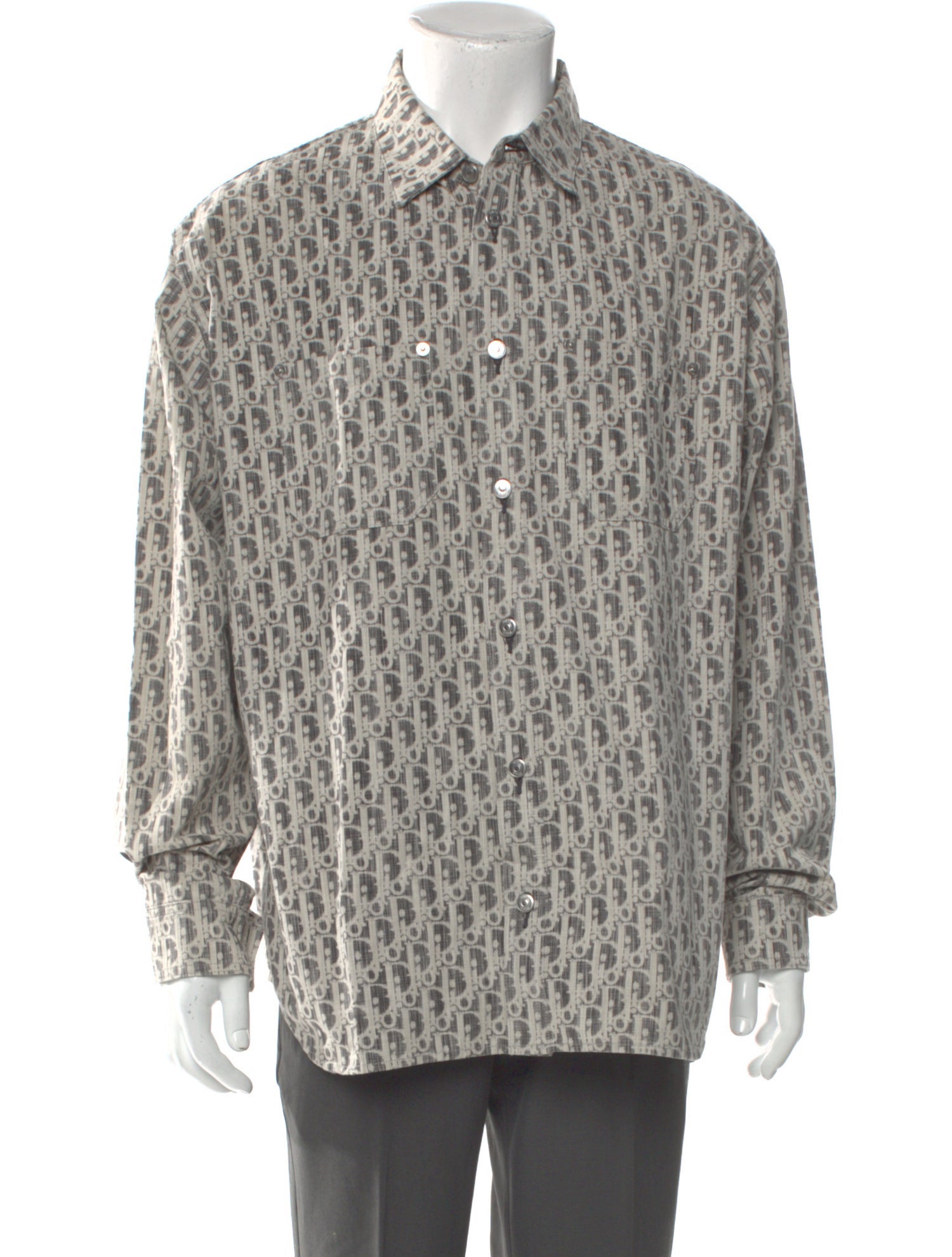 DIOR MEN 2020 Oblique Jacquard Shirt