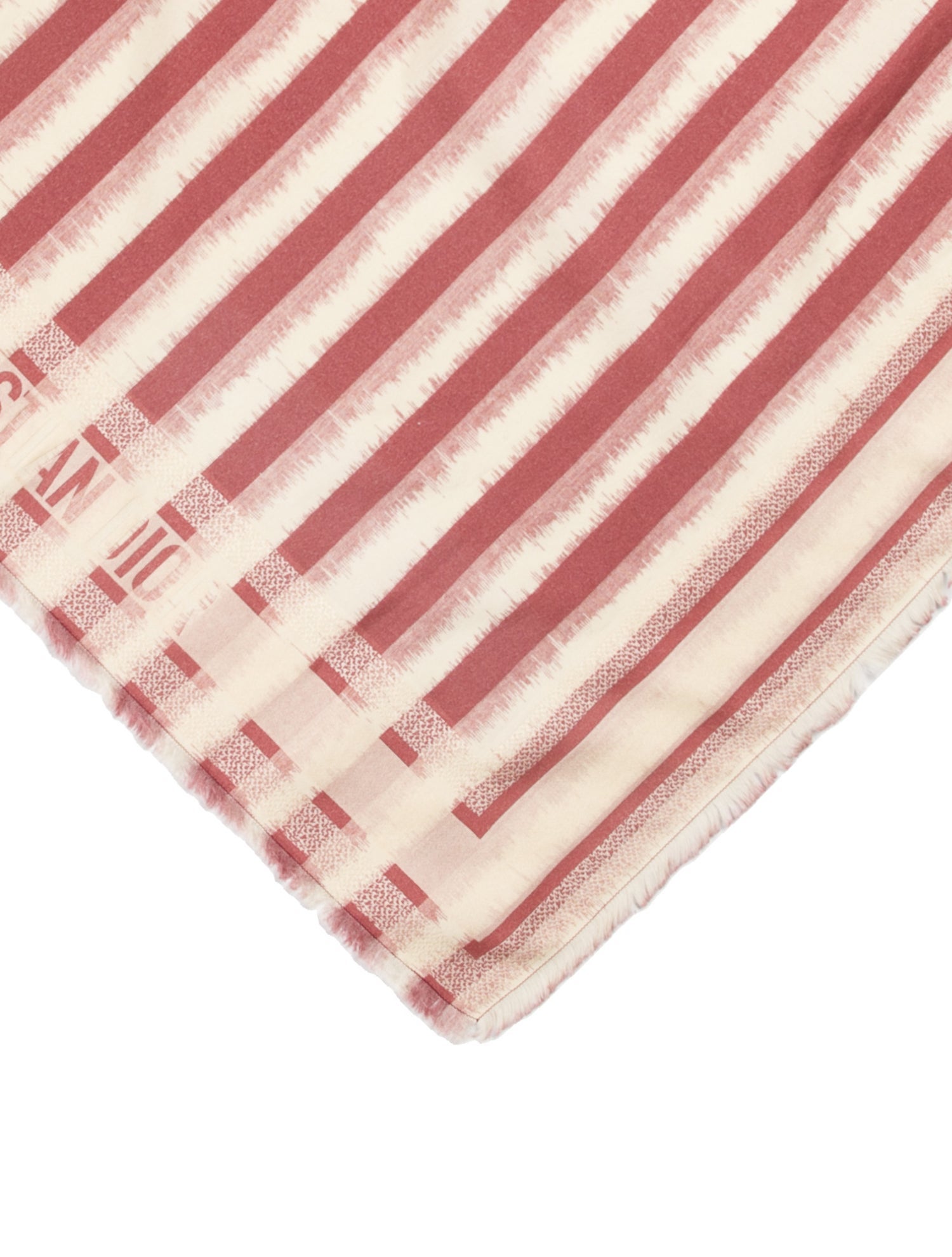 DIOR MEN Silk Striped Scarf