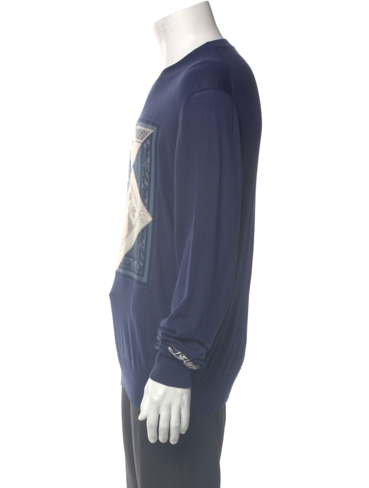 DIOR x Kenny Scharf 2021 Oblique Jacquard Pullover