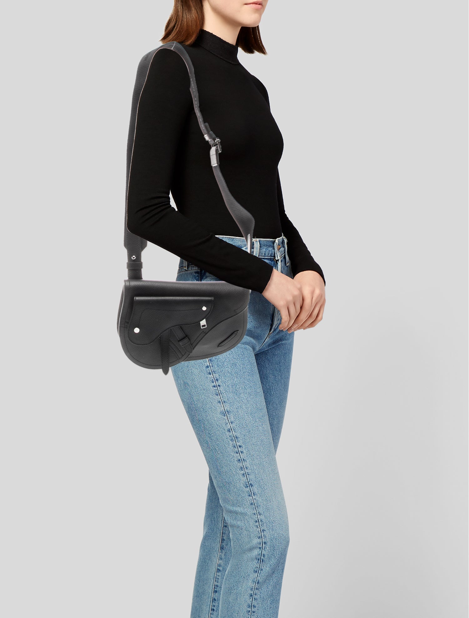 DIOR MEN Calfskin Saddle