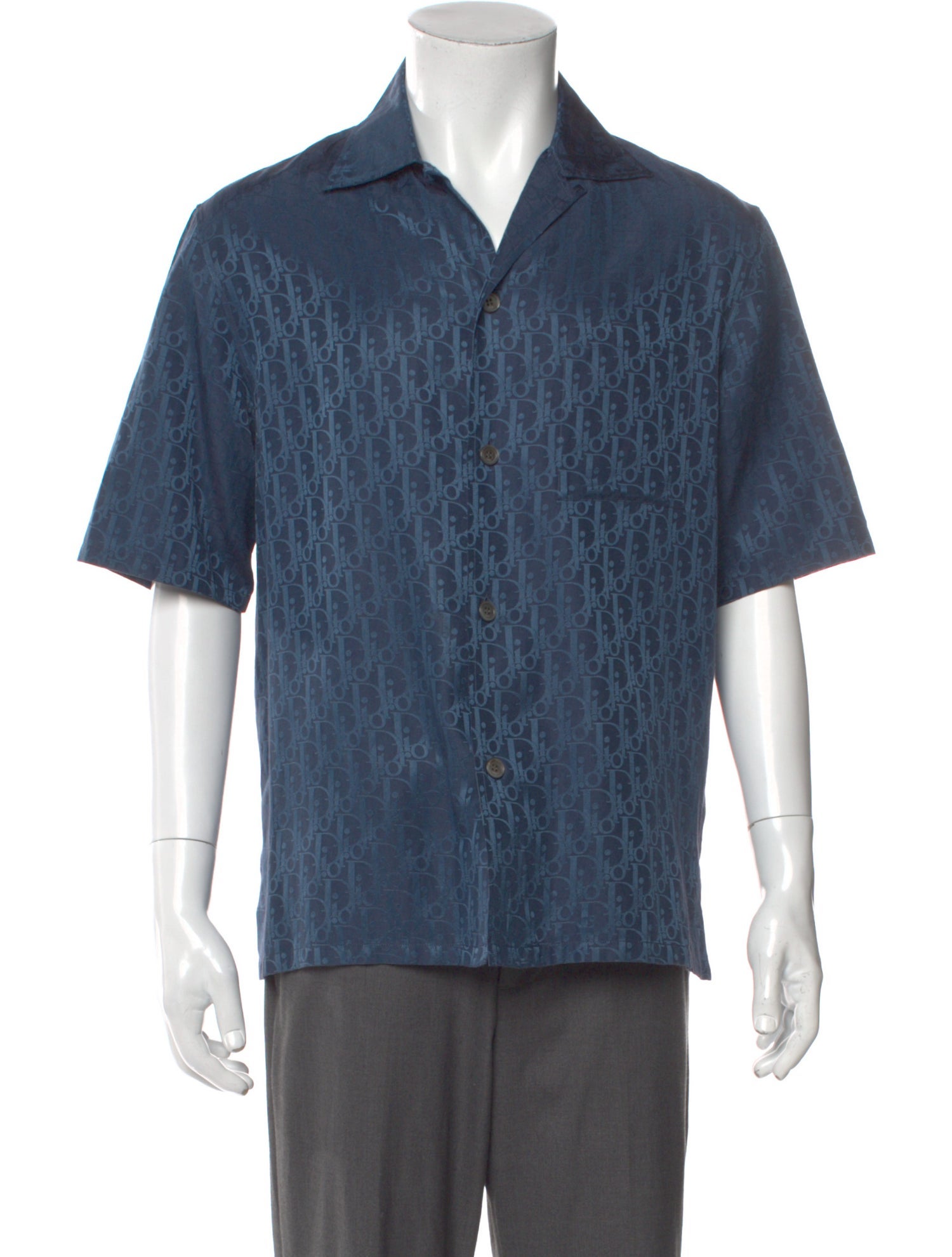 DIOR MEN 2021 Oblique Jacquard Shirt