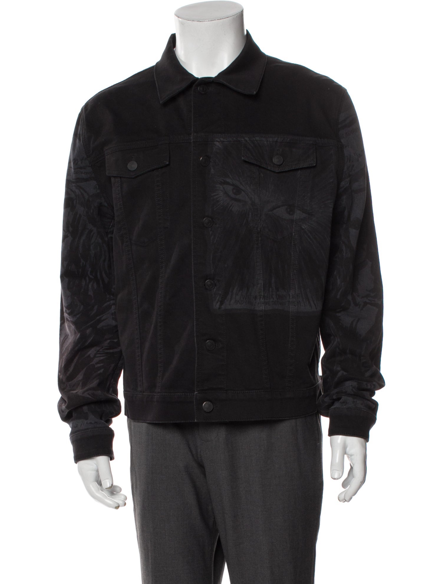 DIOR MEN 2019 x Raymond Pettibon Trucker Jacket