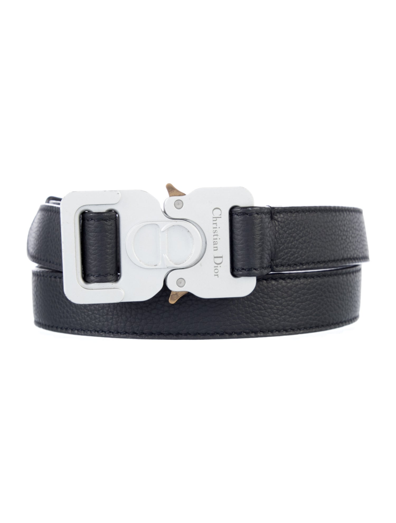 DIOR MEN Skinny Leather Waist Belt