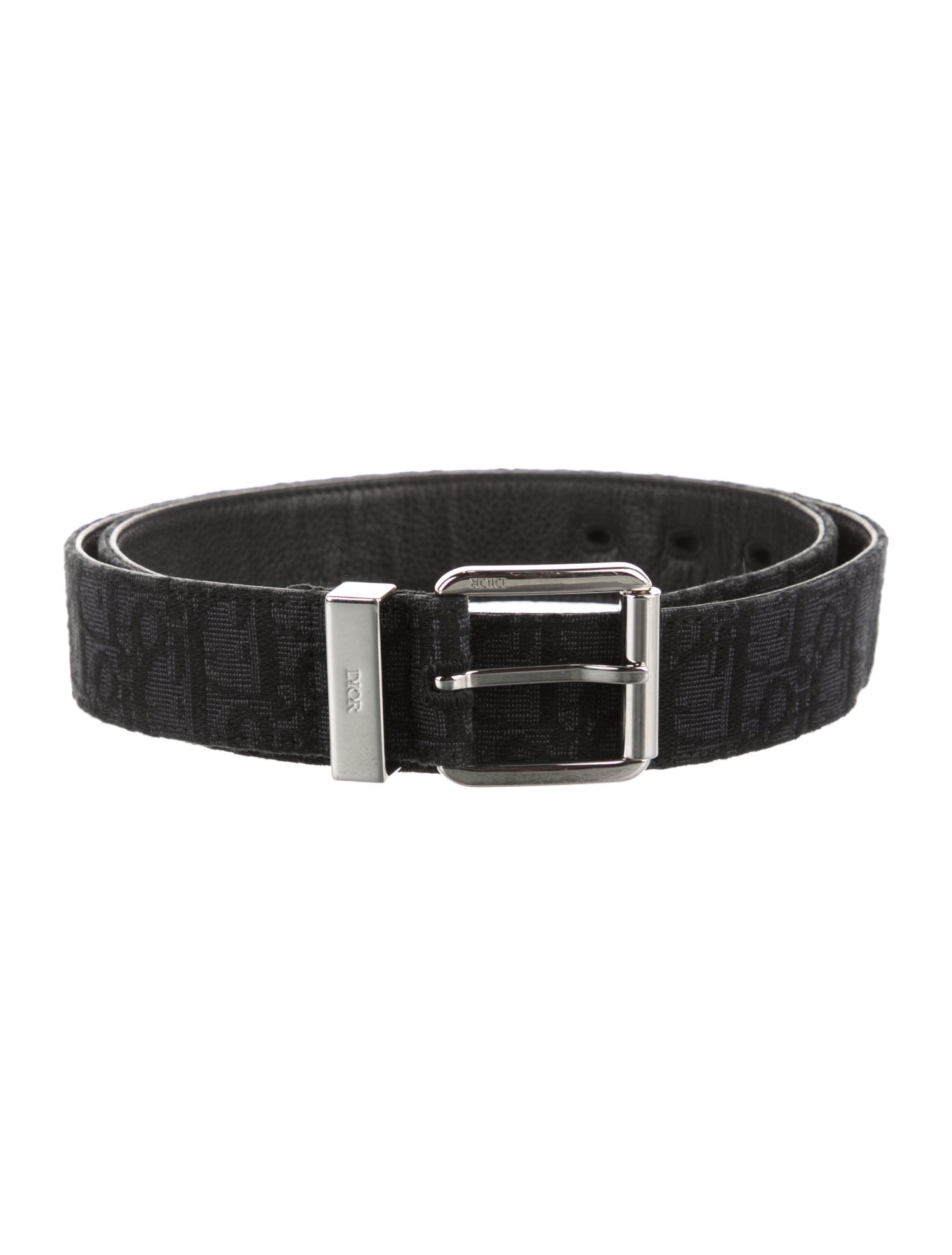 DIOR MEN Diorissimo Pattern Belt
